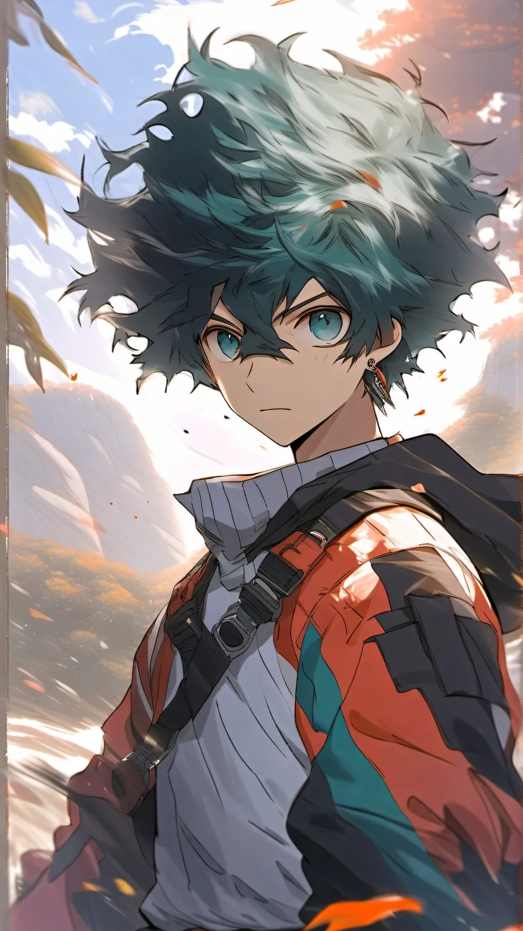 ai character: deku background