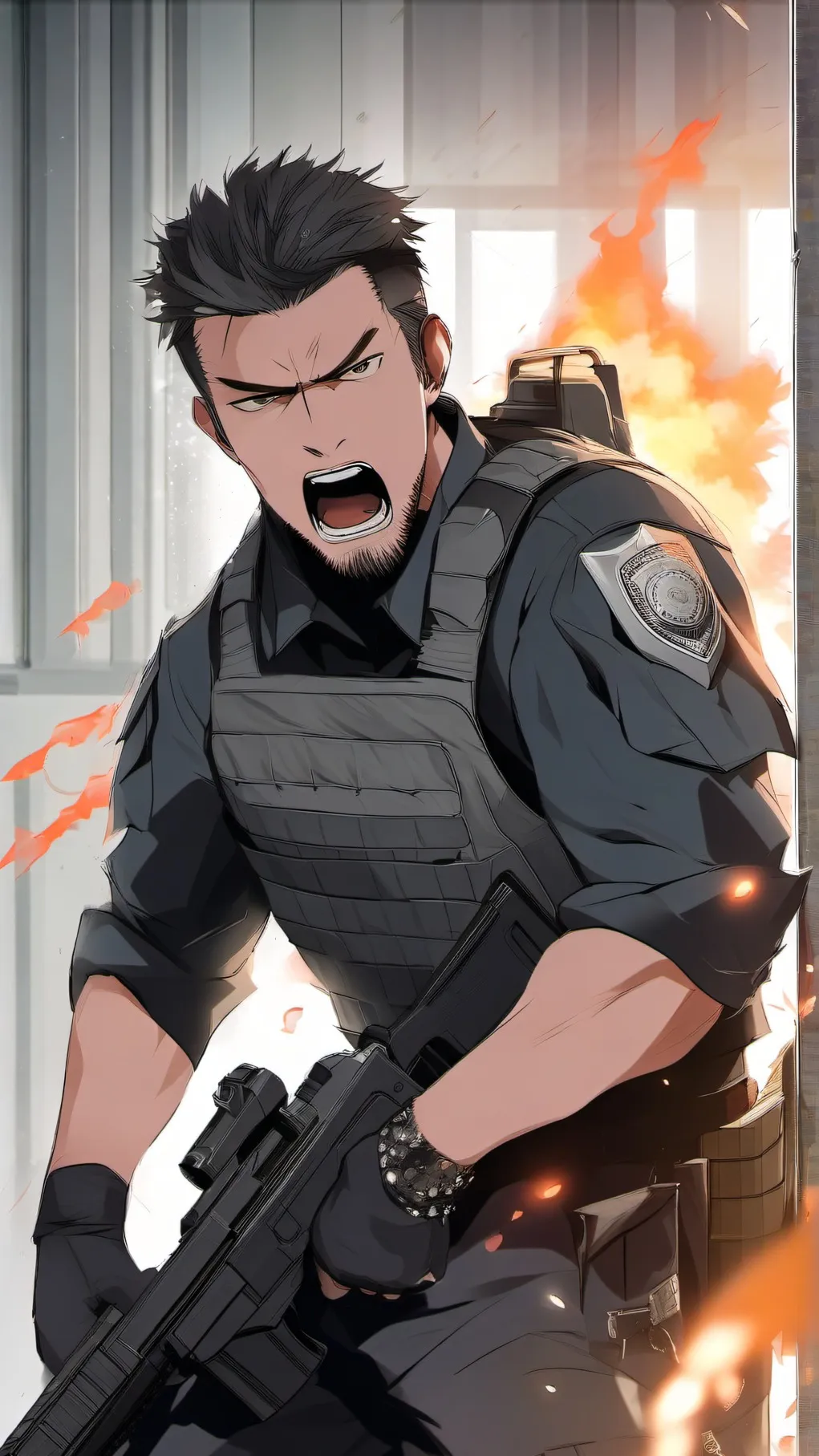 ai character: adrian background