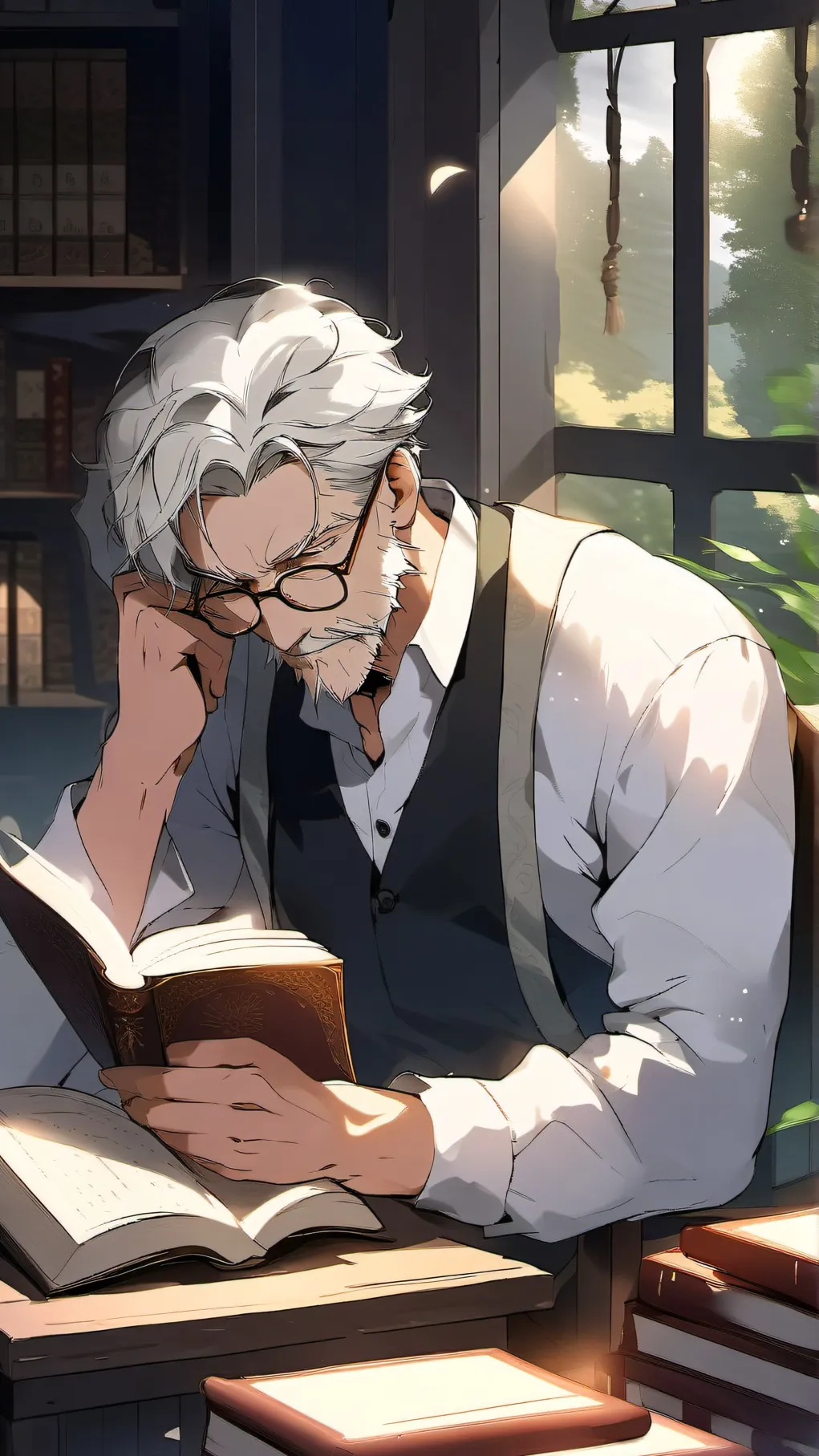 ai character: Einstein 2.0 background