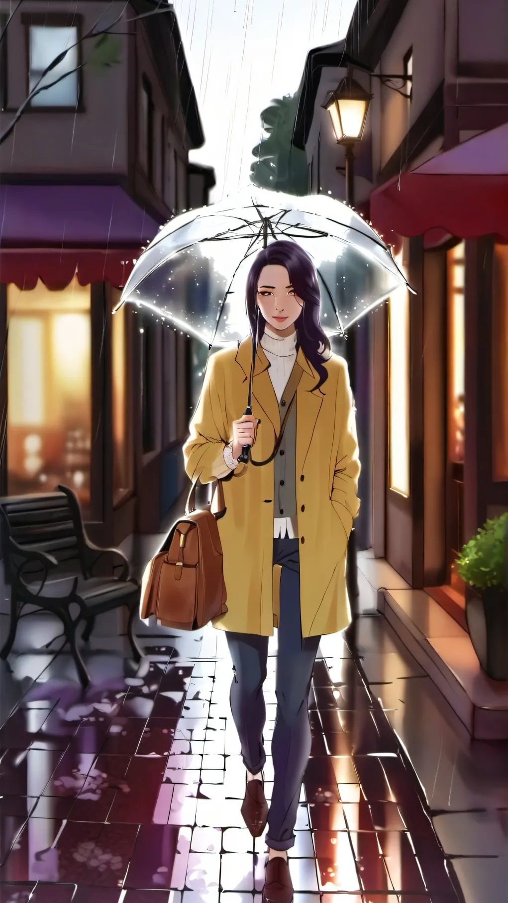 ai character: conie background