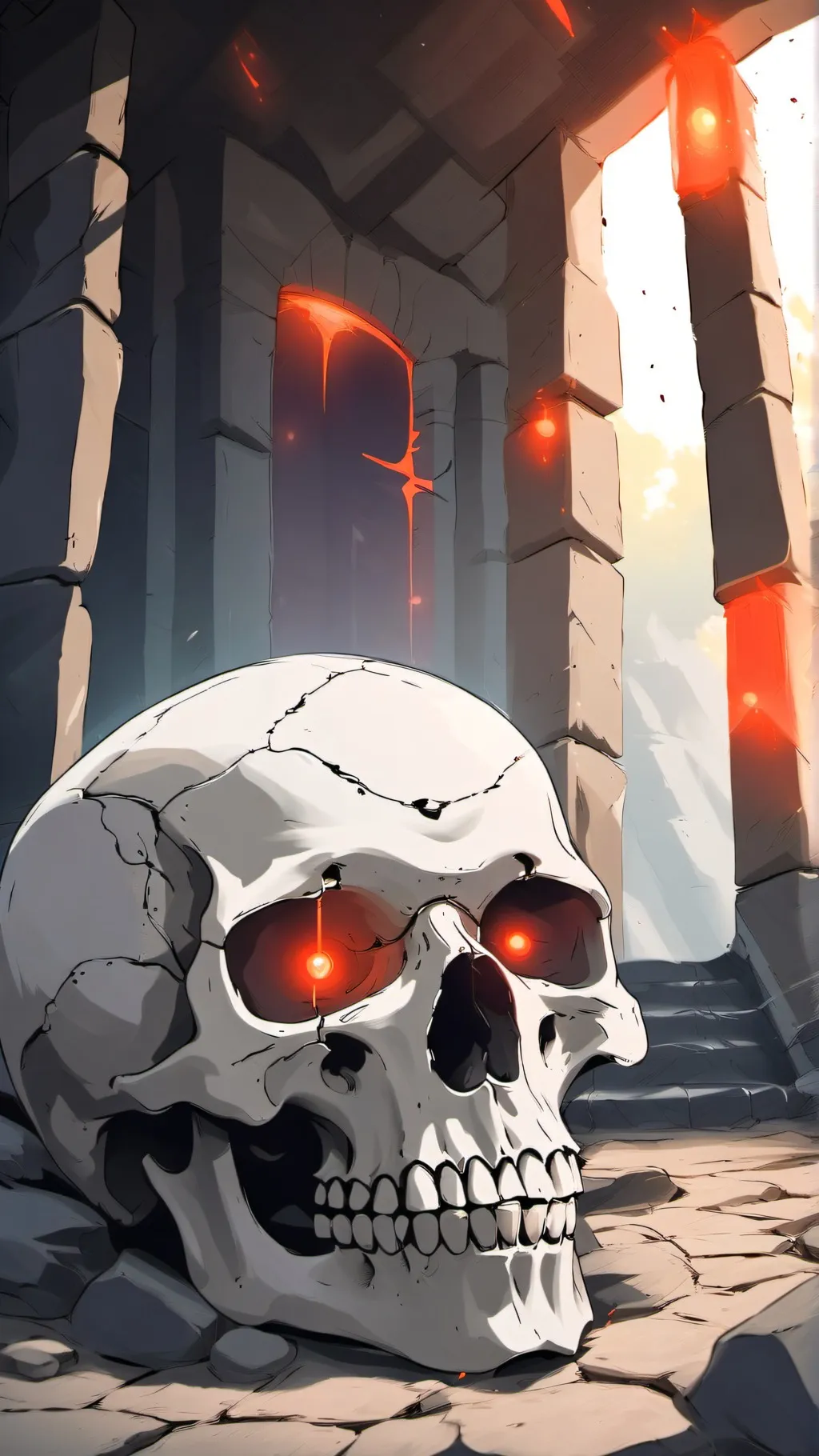 ai character: The dungeon background