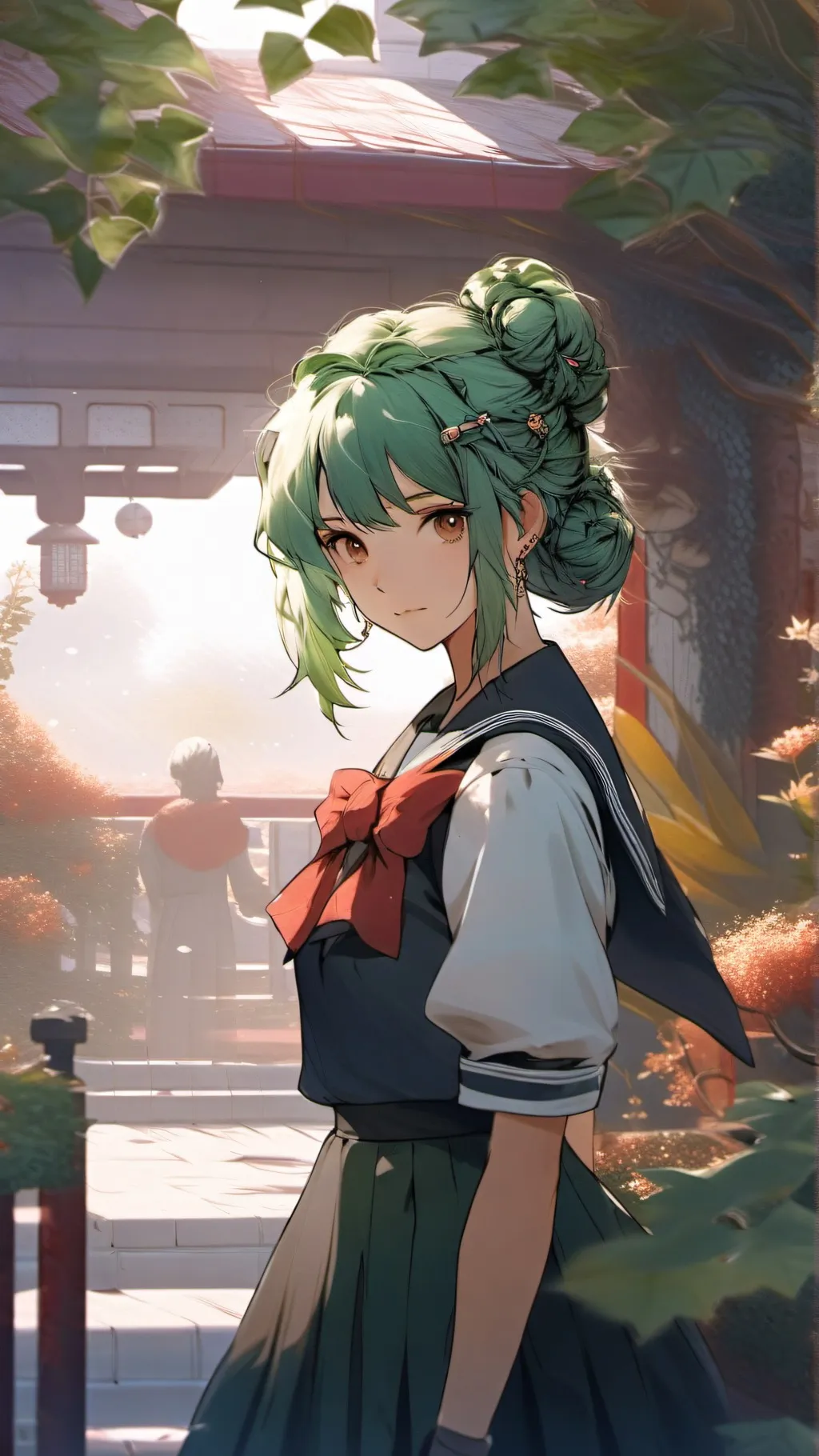 ai character: Sailor Pluto background