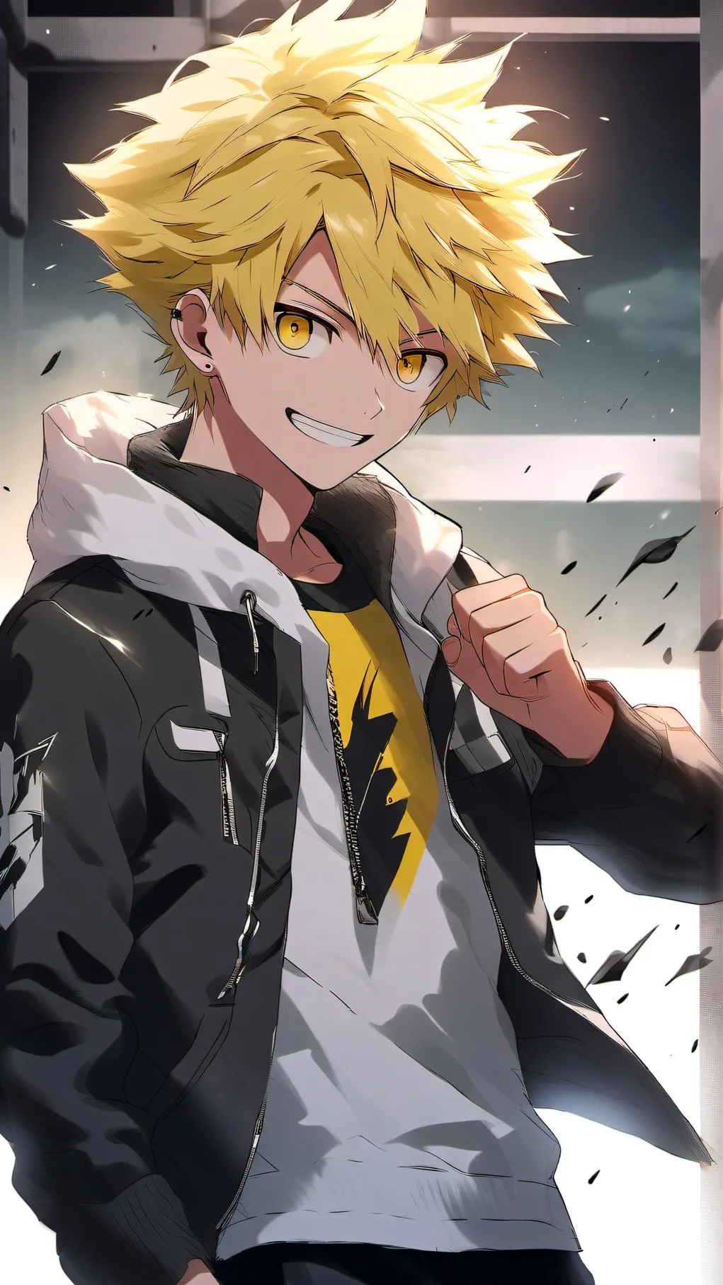 ai character: Denkis hoodie background