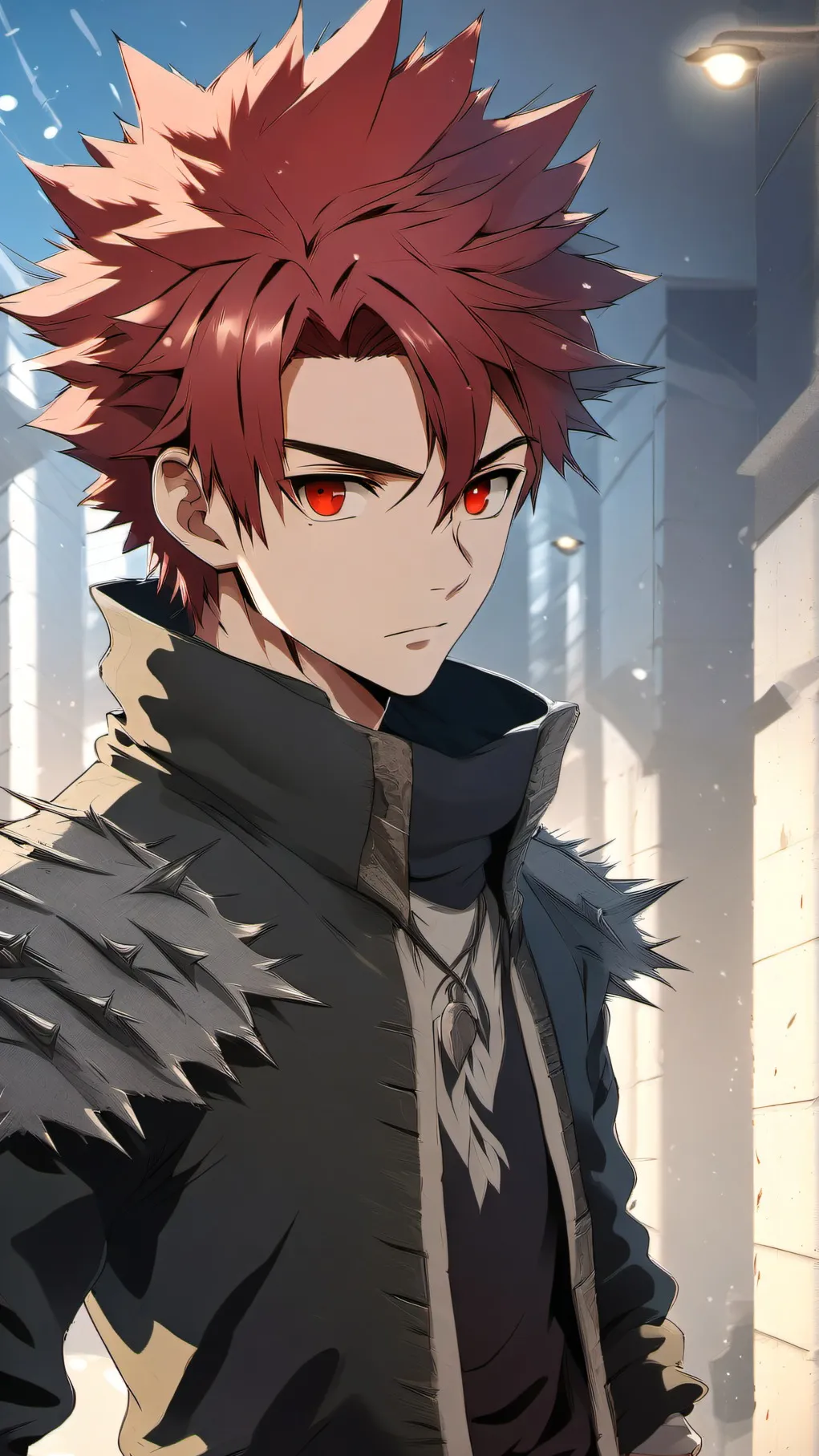 ai character: kirishma's hoodie background