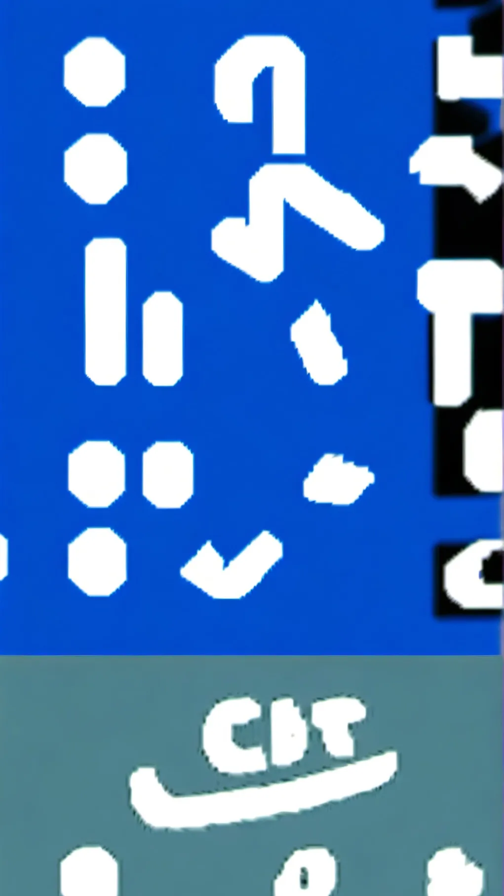 ai character: Lowercase П background