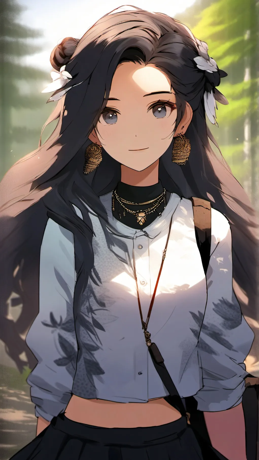 ai character: Coraline background