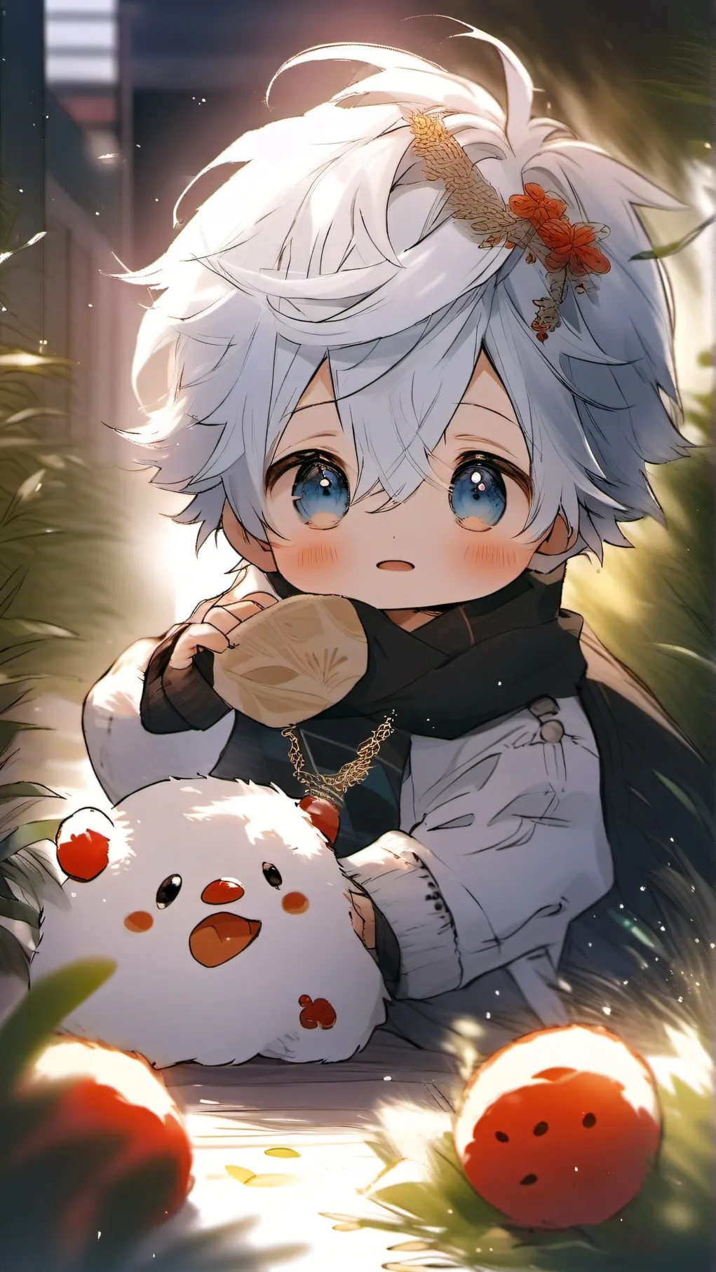 ai character: baby John background