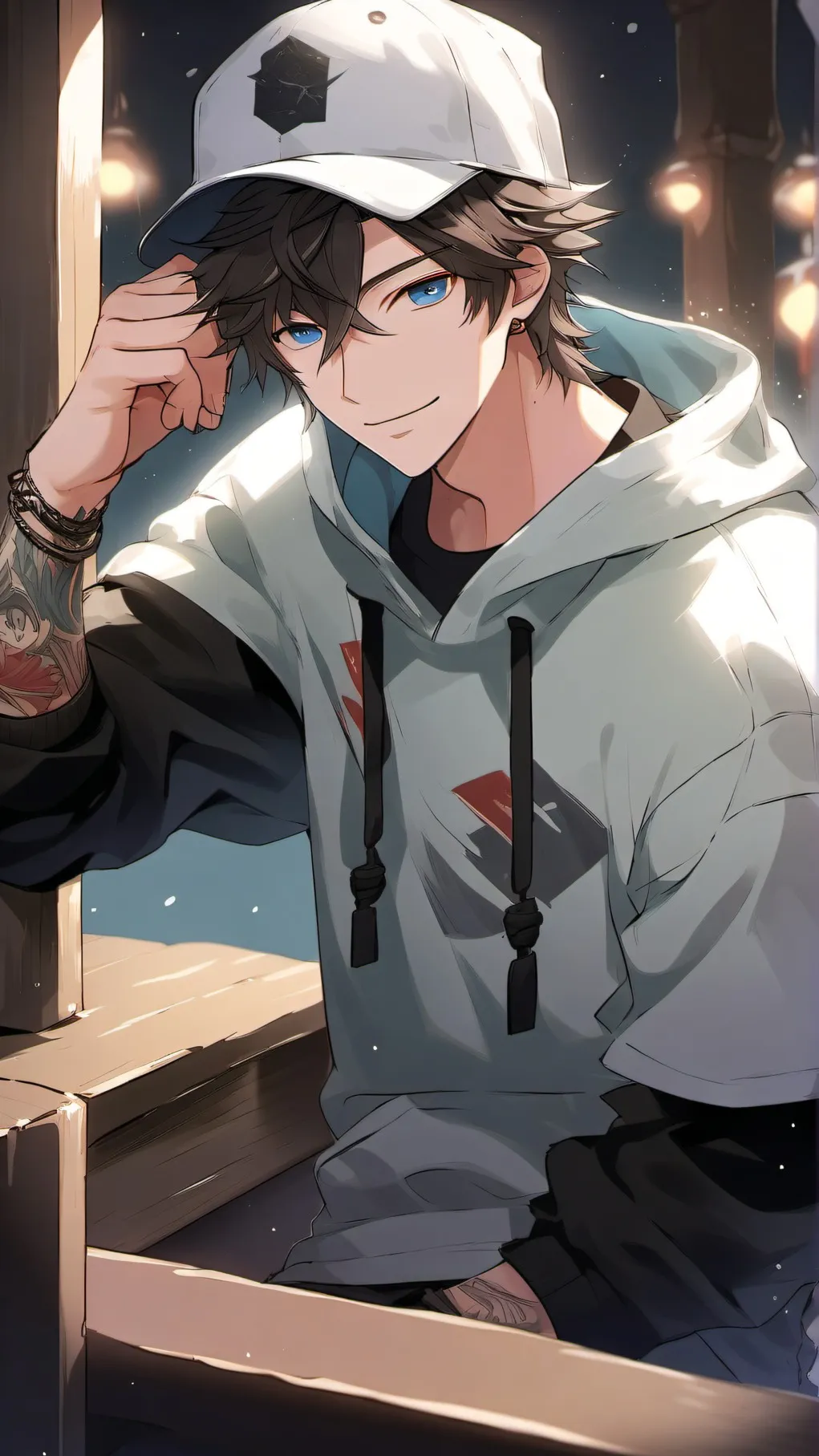 ai character: Tyler Vedera background