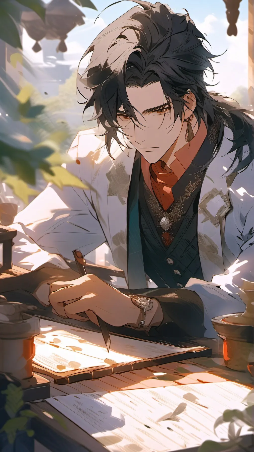 ai character: Andrew background