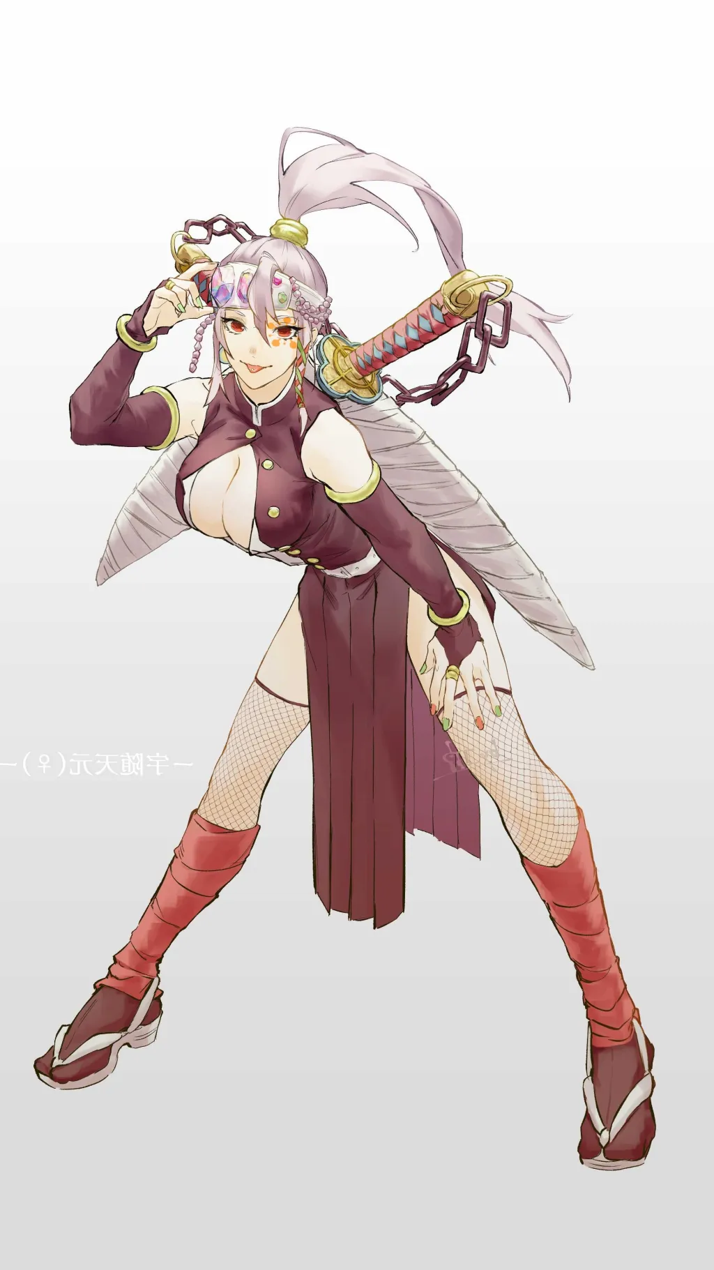 ai character: Girl uzui background