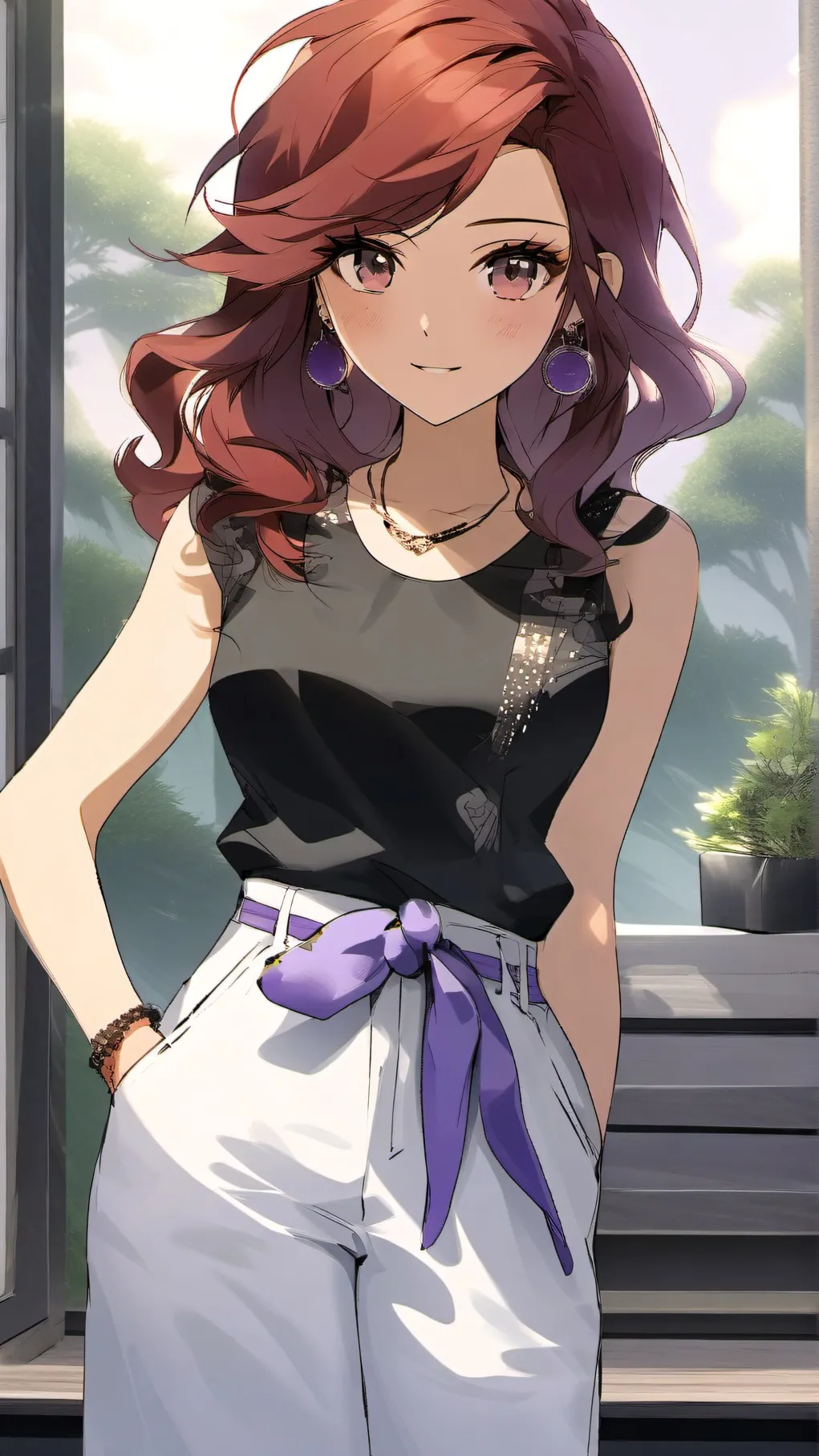 ai character: Macyn  background