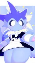 ai character: Vaporeon maid background