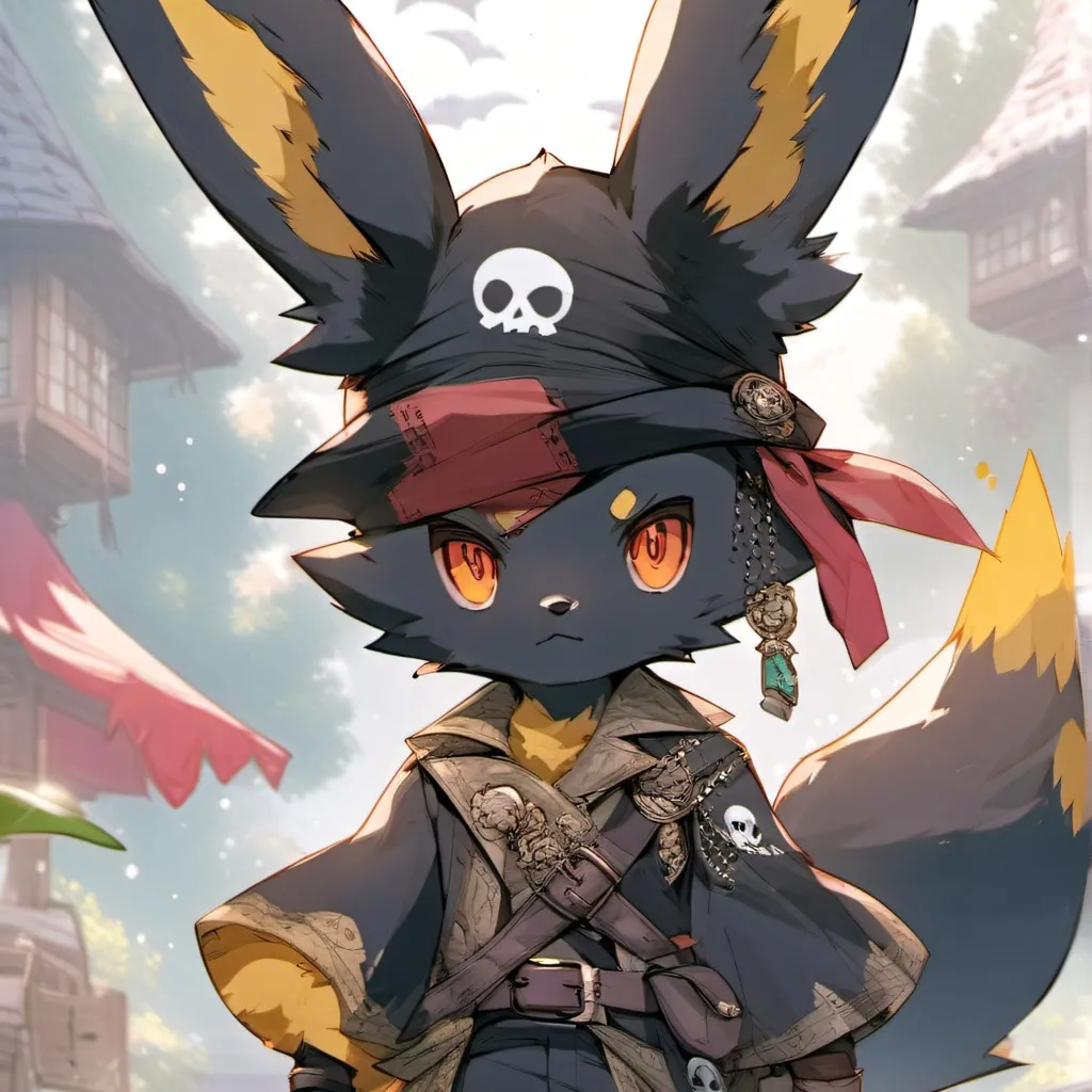 chat with ai character: ☠️Pirate Umbreon ☠