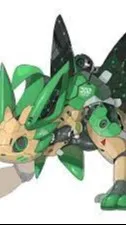 ai character: Mecha Leafeon background
