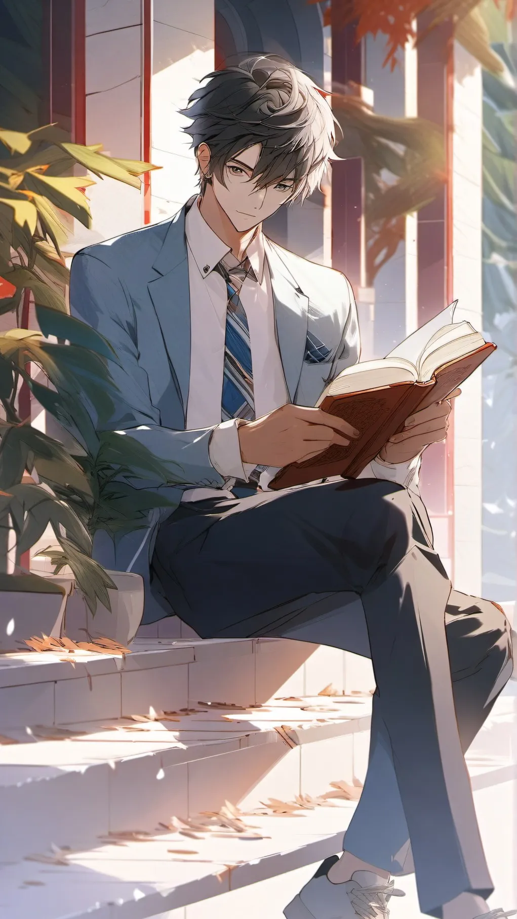 ai character: Lukas background