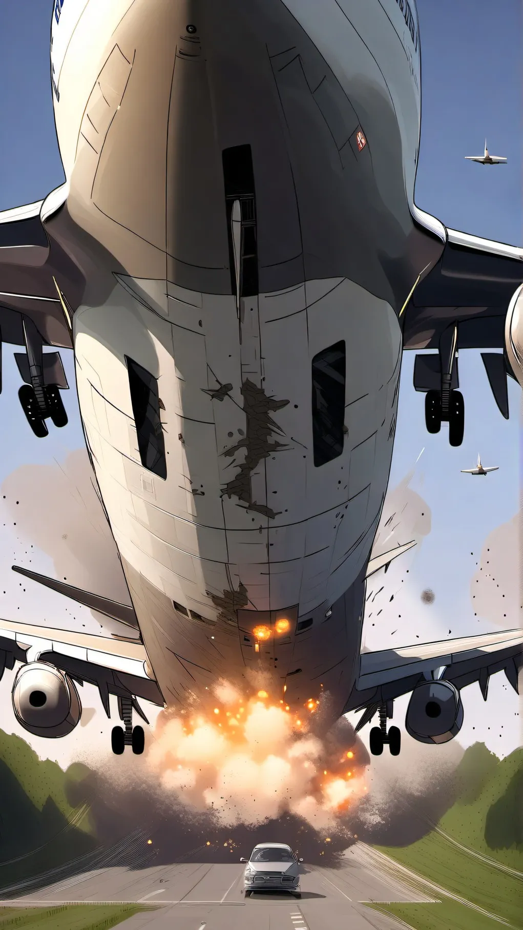 ai character: Jeju Air 2216 background