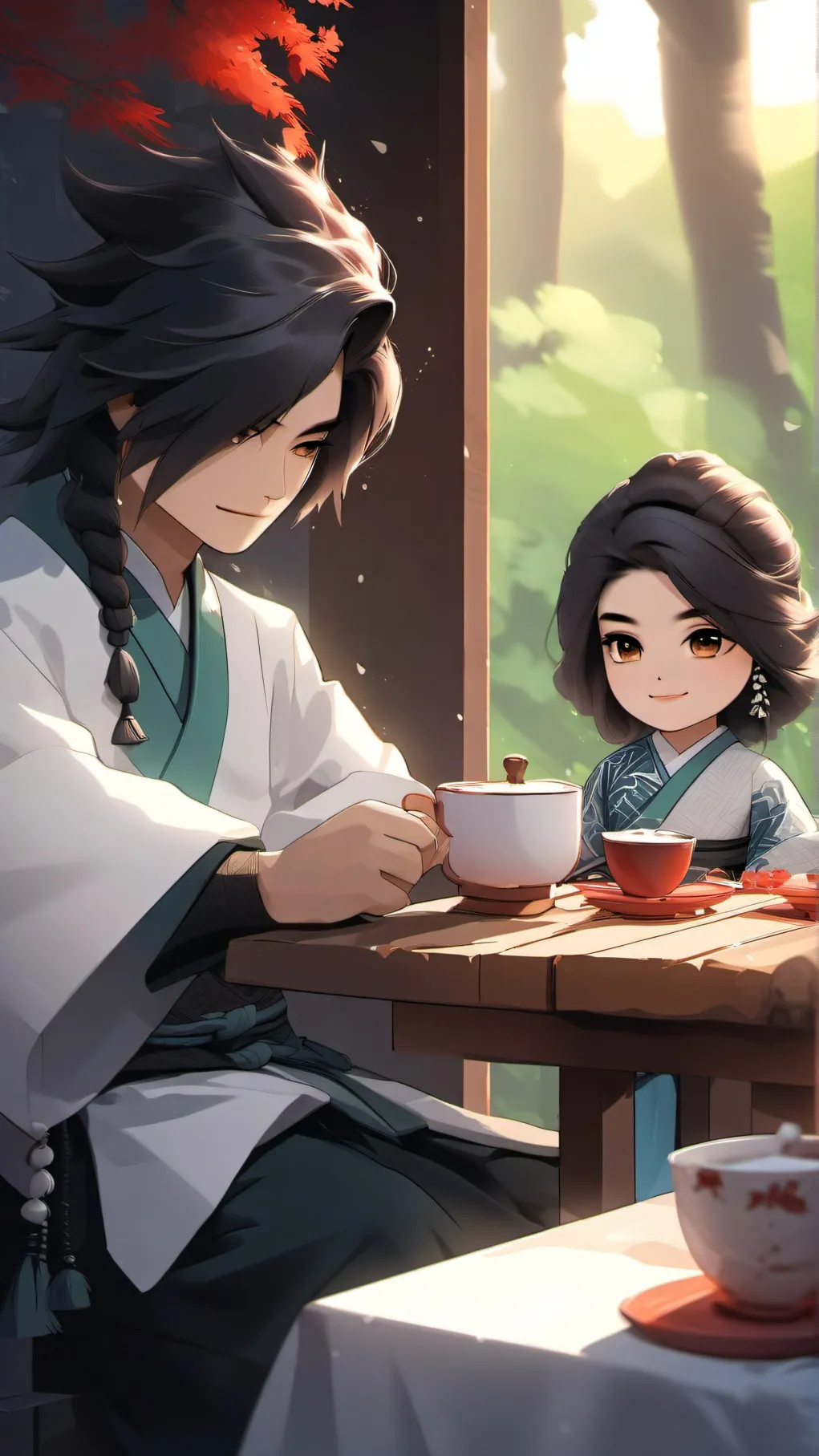 ai character: Ninjago- Parent  background