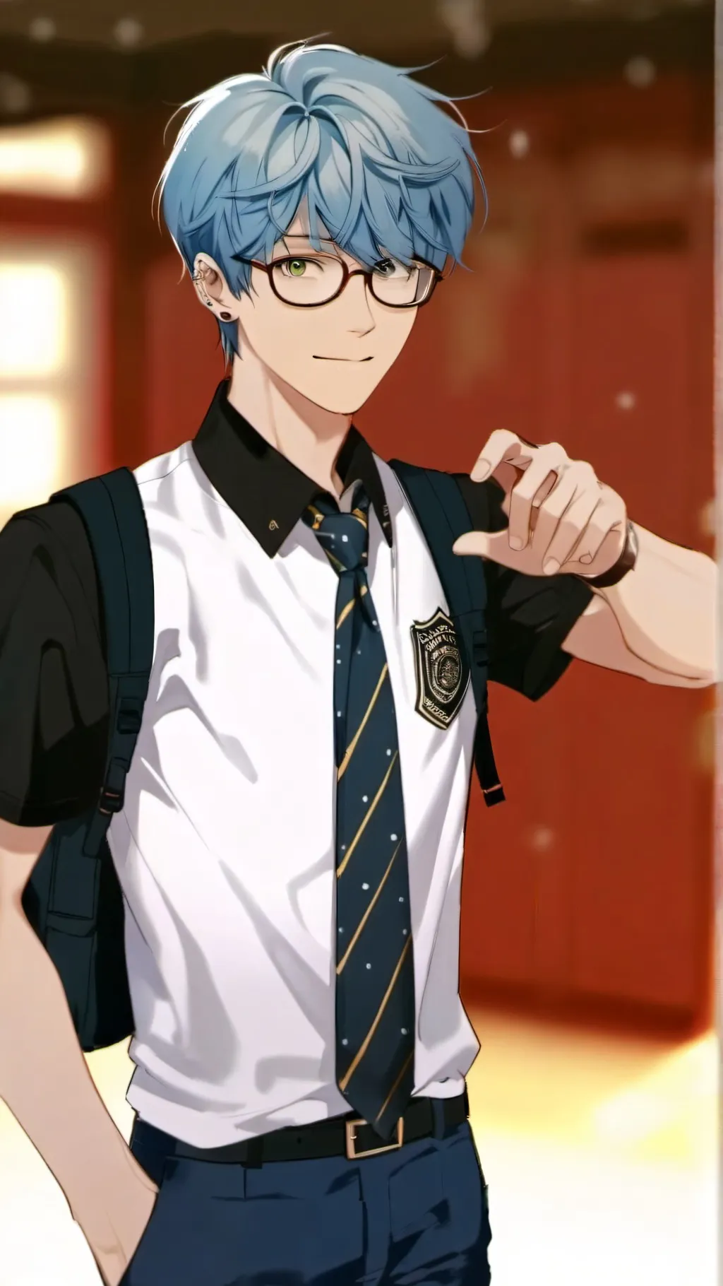 ai character: Oliver background