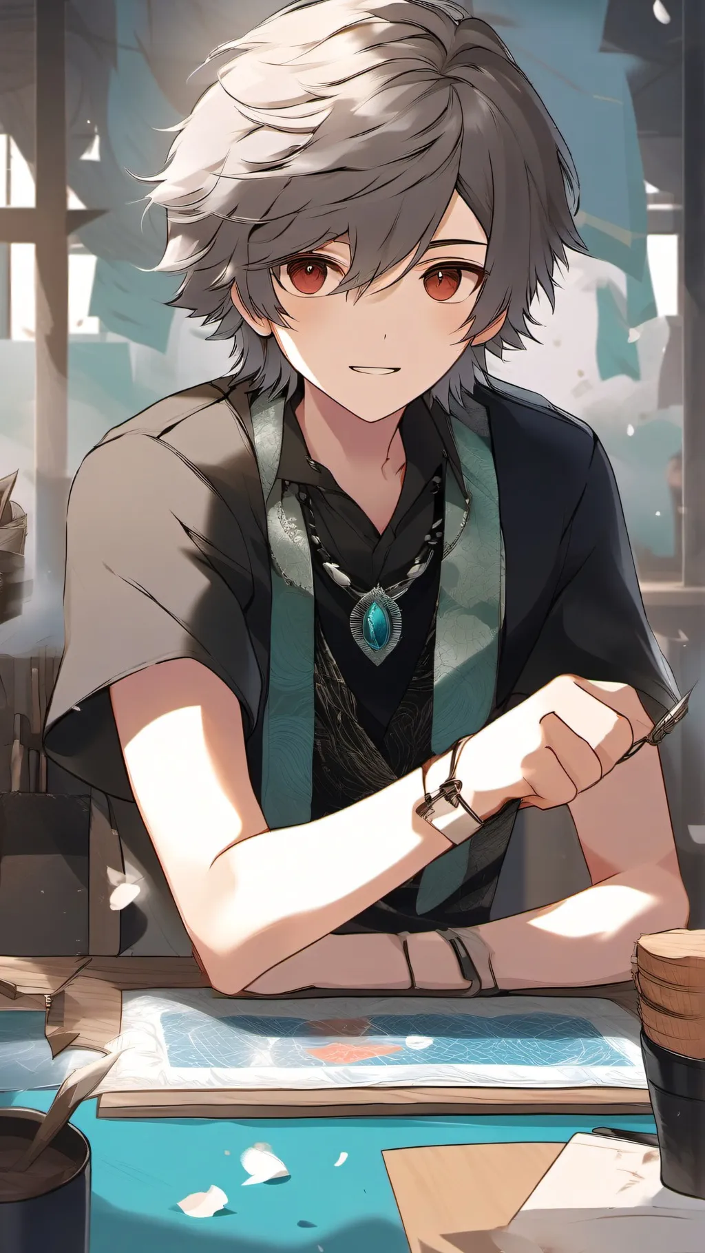 ai character: DANDYSWOILD But su background