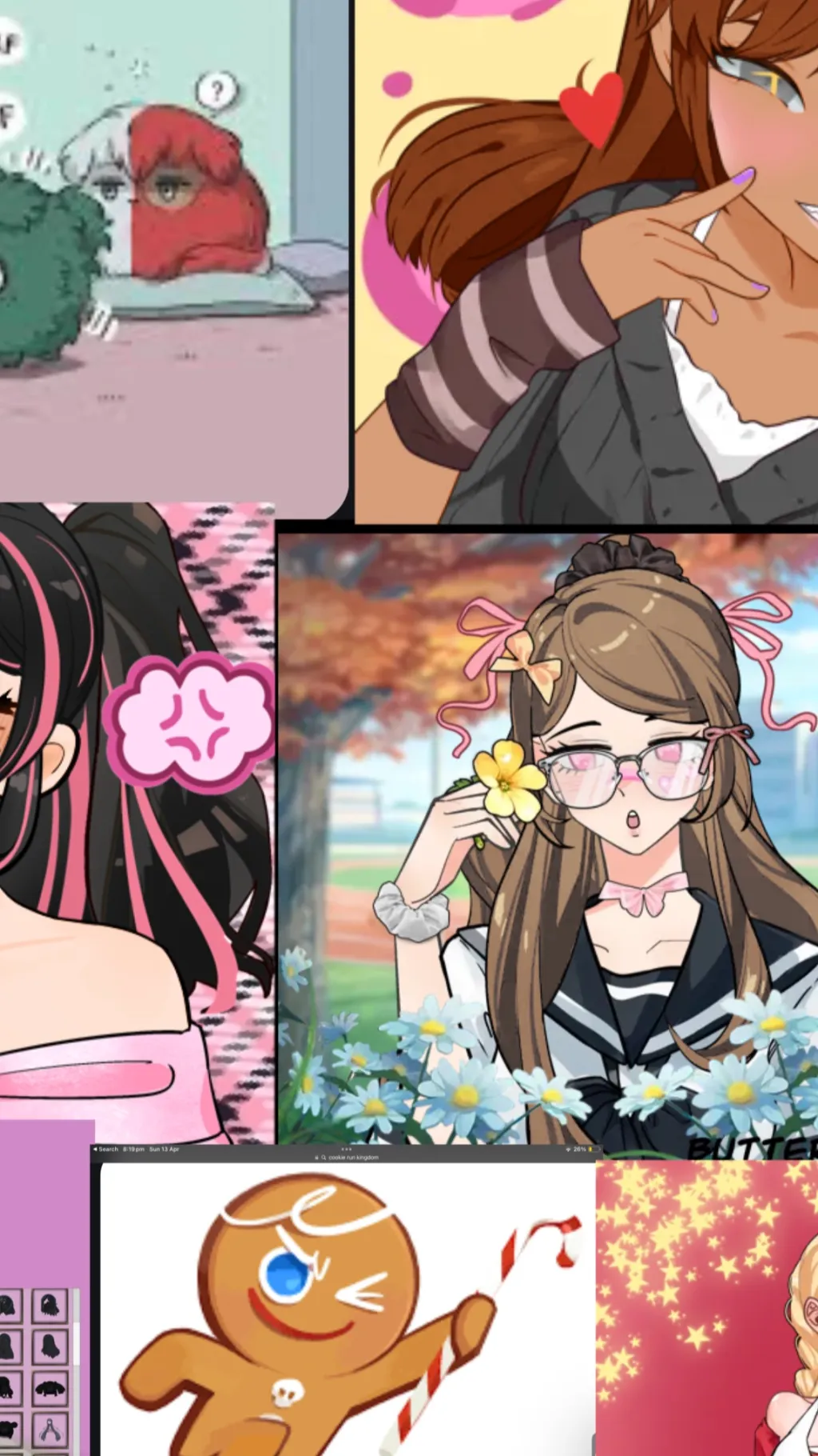 ai character: Mha hybrids  background