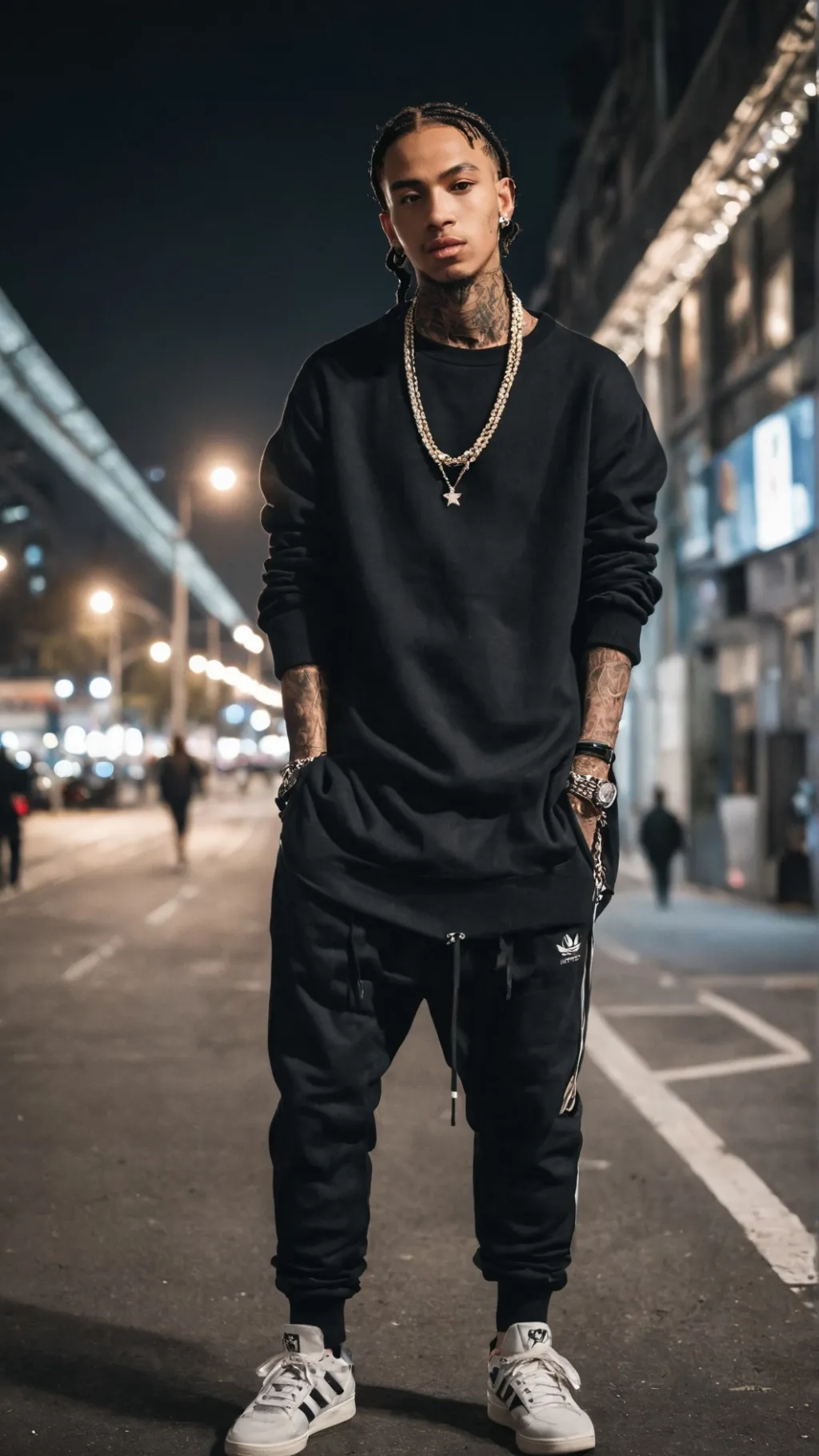 ai character: Rapper background