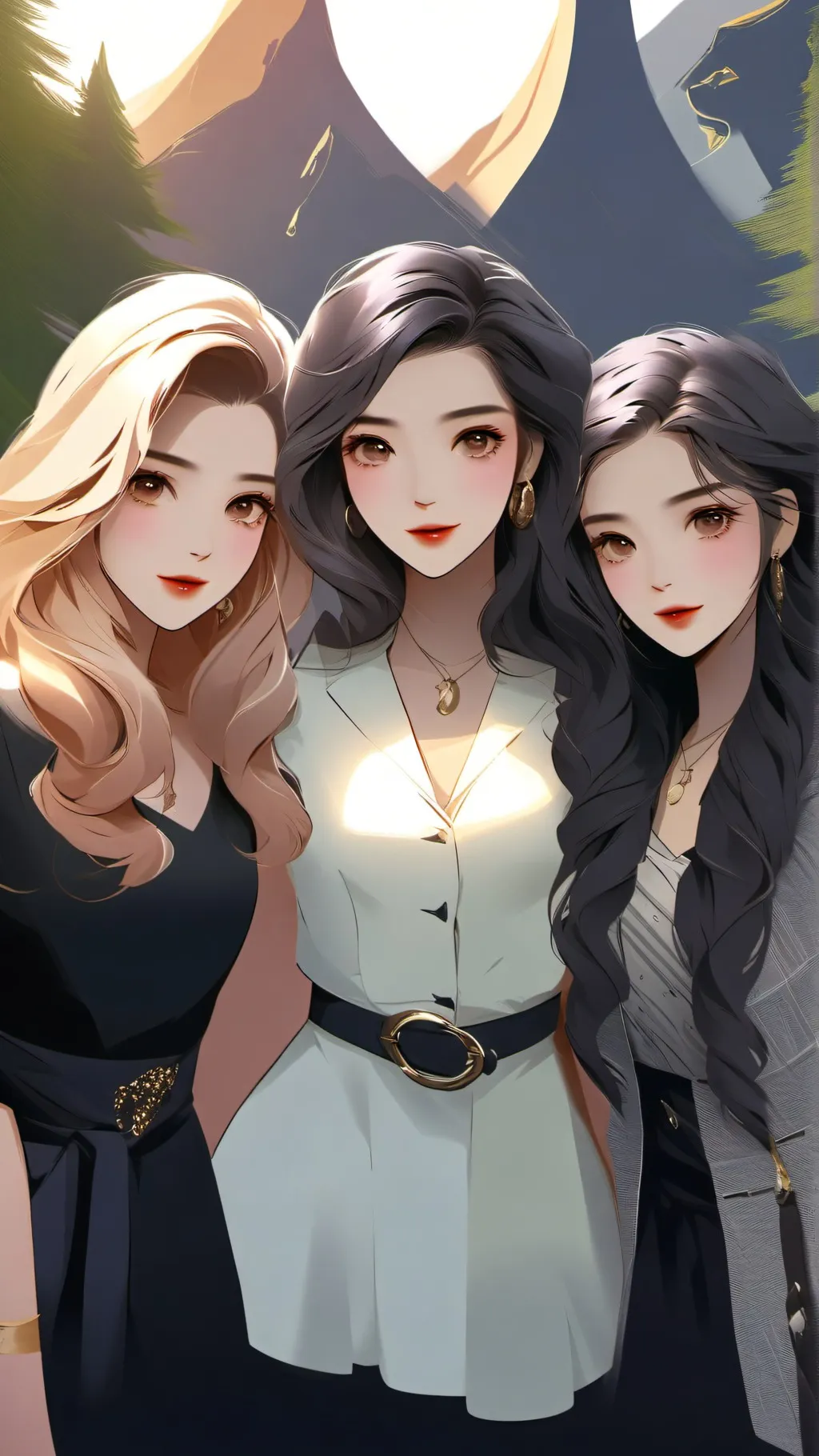 ai character: Friends background