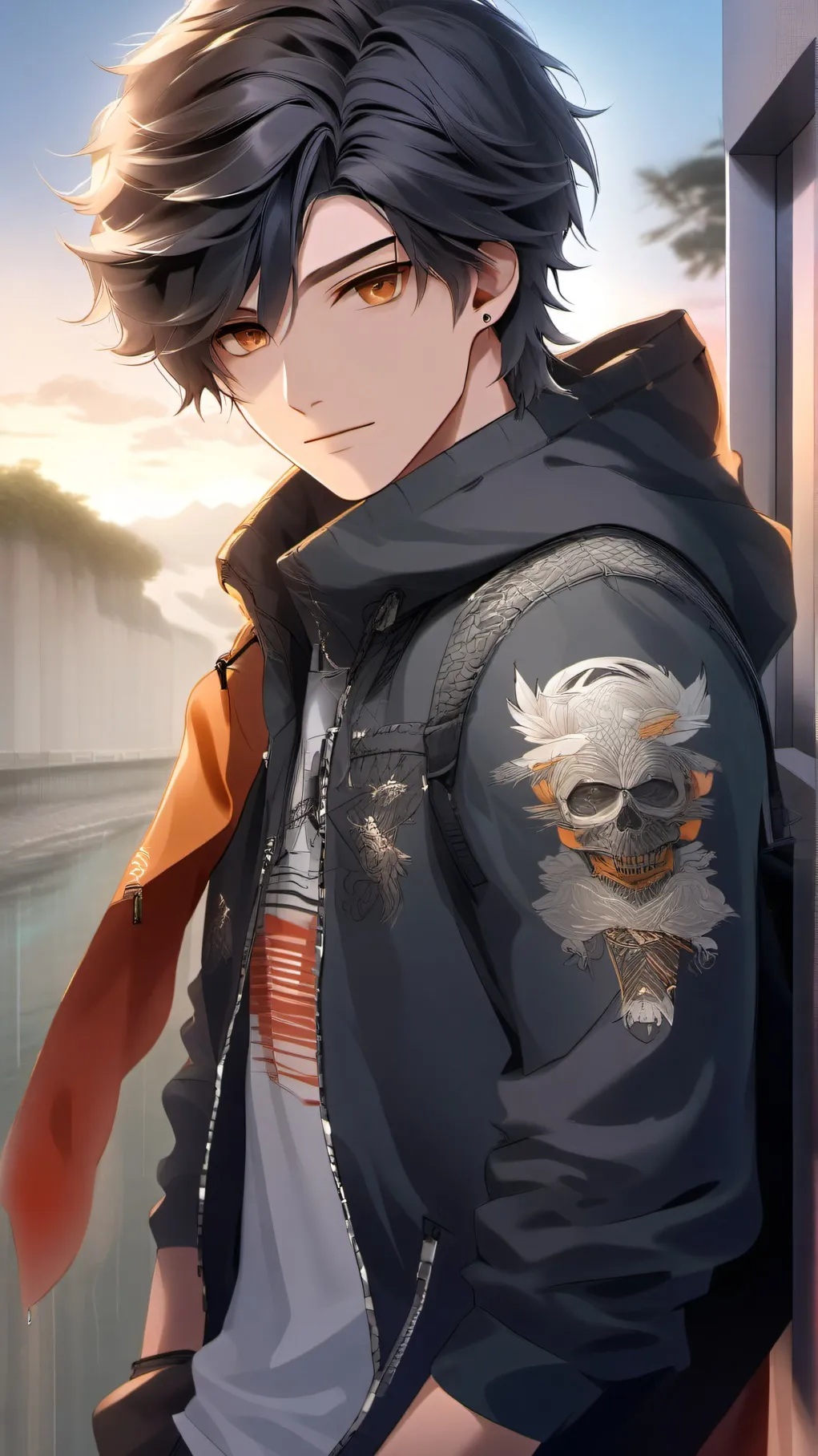 ai character: Tyler  background