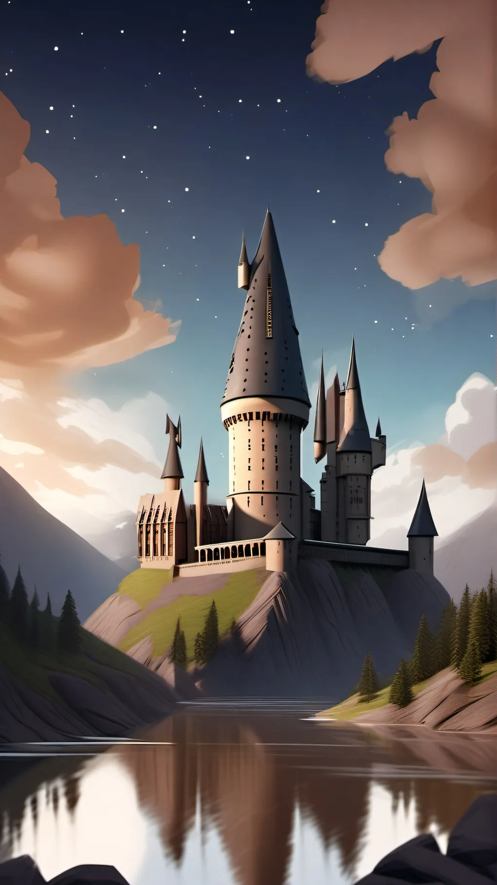 ai character: Hogwarts Joke background