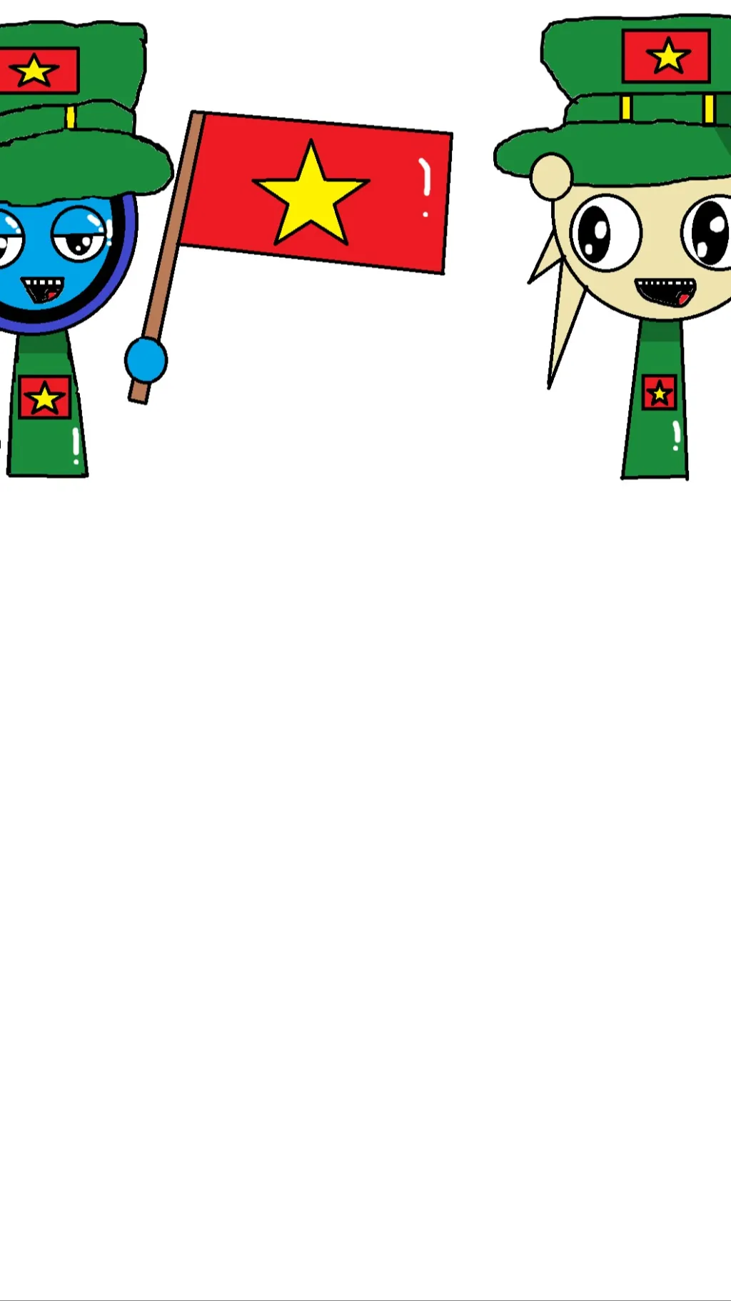 ai character: Sprunki Vietnam background