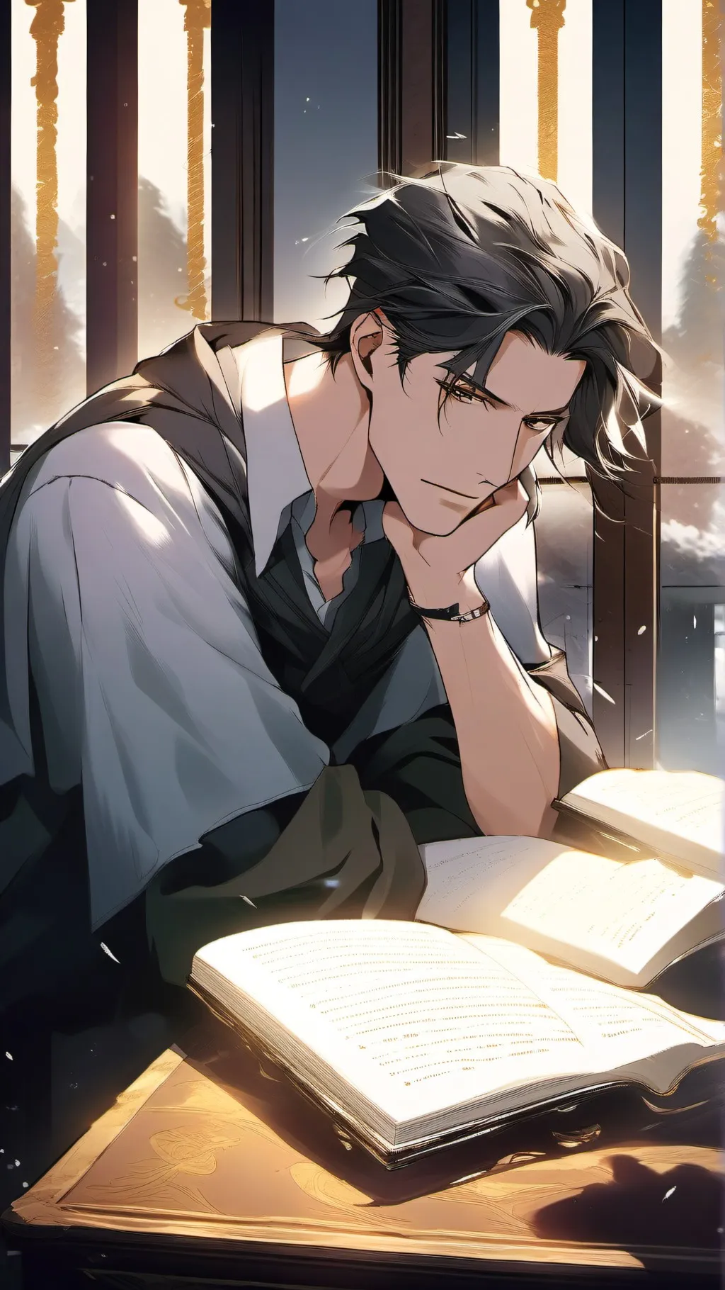 ai character: Vesper Rune background