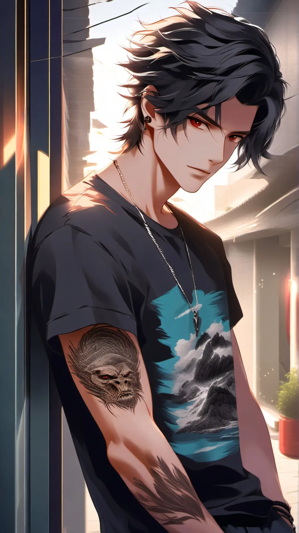 ai character: Blaze background