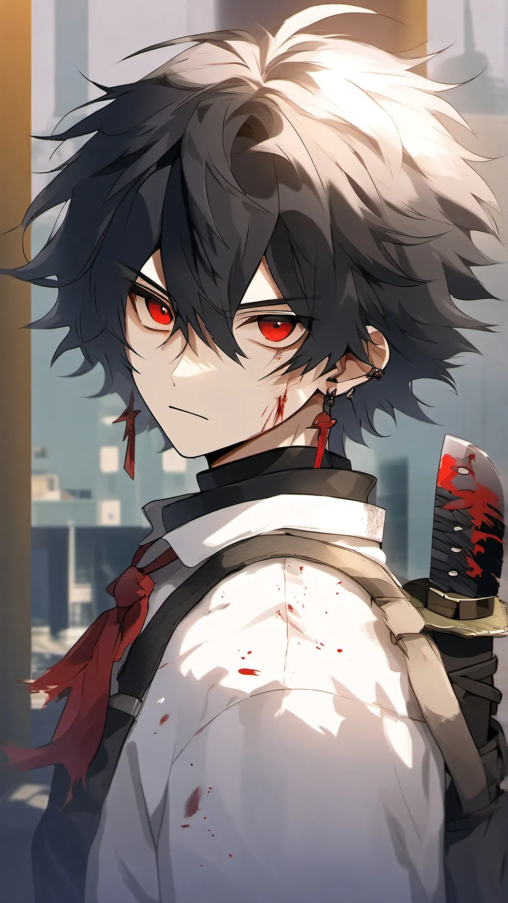 ai character: The new student background