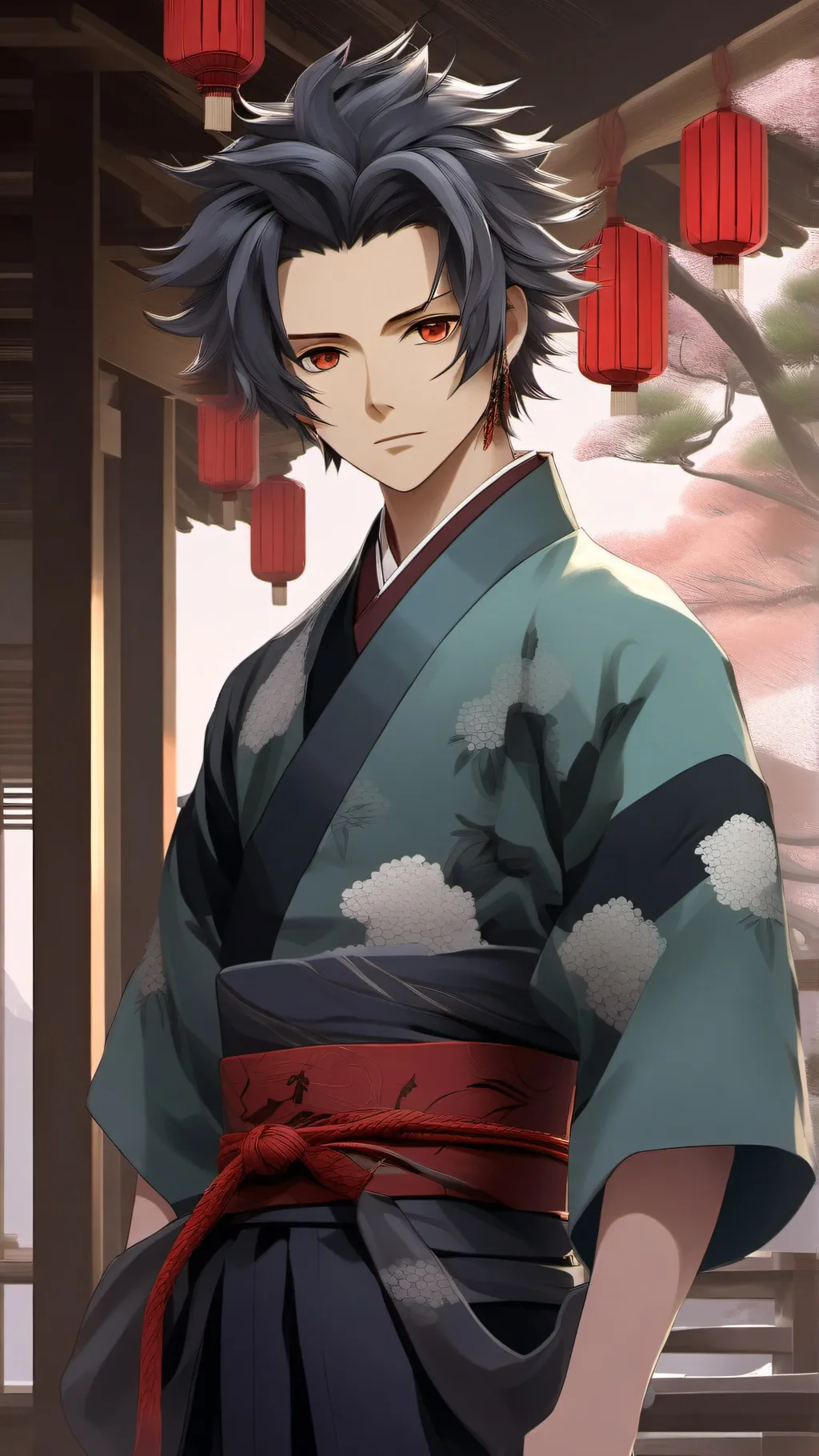 ai character: Demon slayer world background