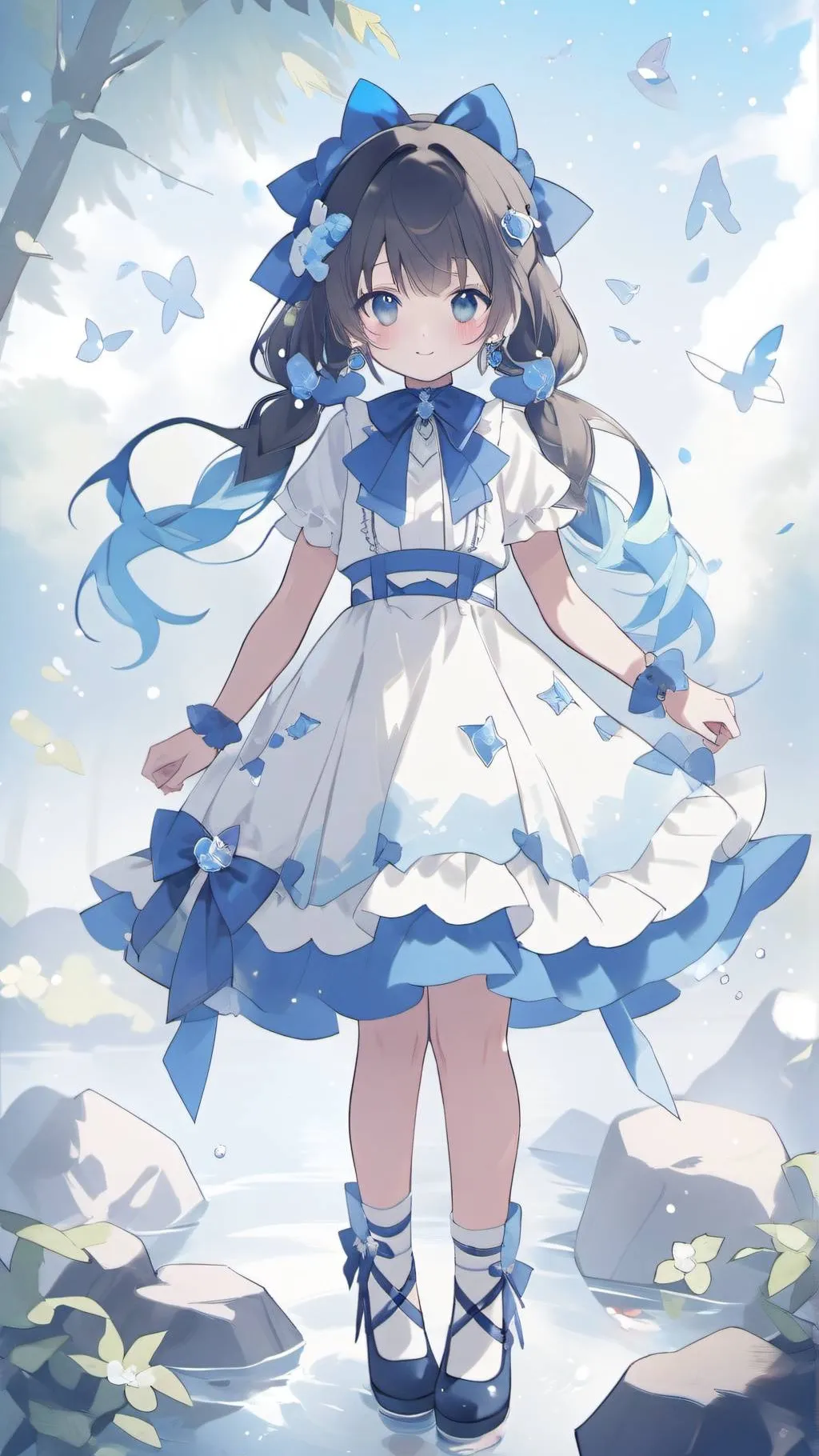 ai character: Star background