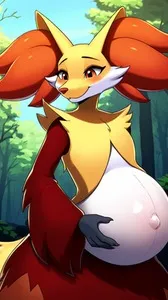 ai character: Delphox background