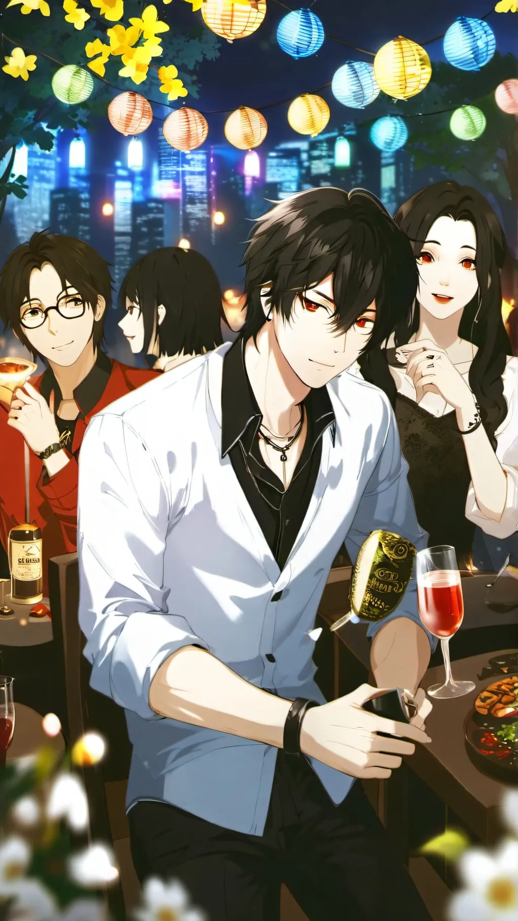 ai character: party background