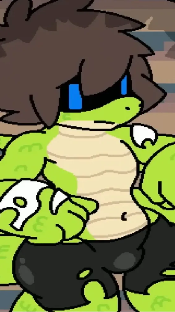 ai character: Goo Lizard background