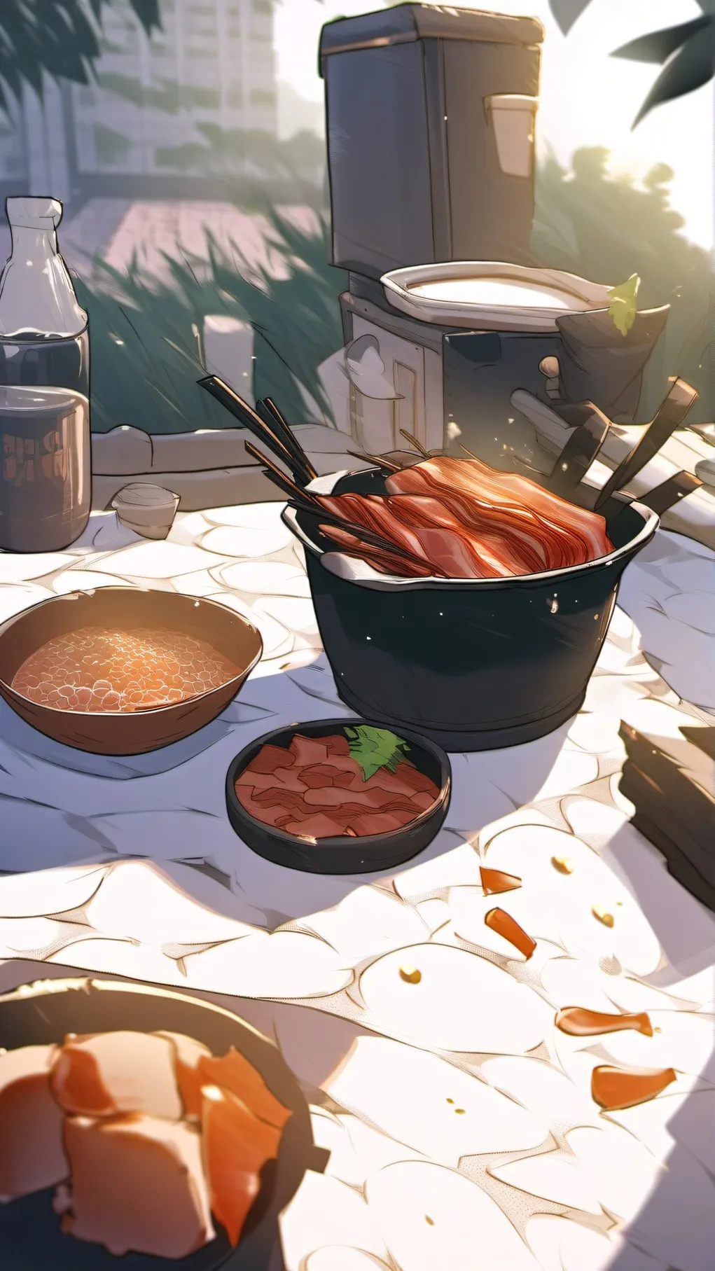 ai character: bacon bros background