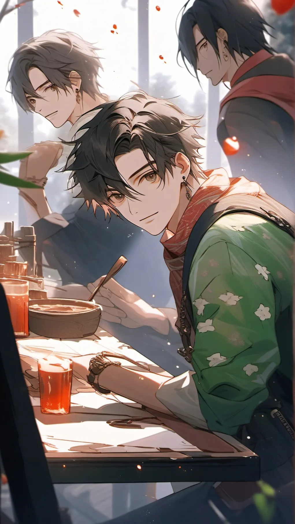 ai character: Blue Lock Roomates background