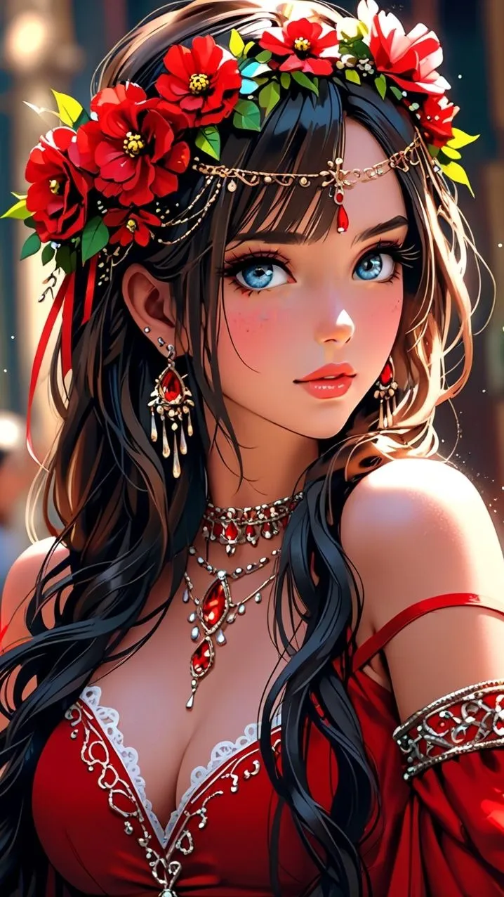 ai character: Lunaly background