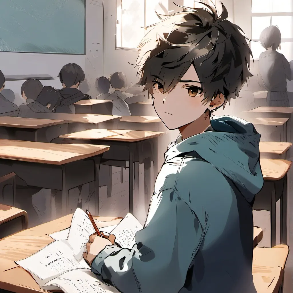 chat with ai character: quiet kid 