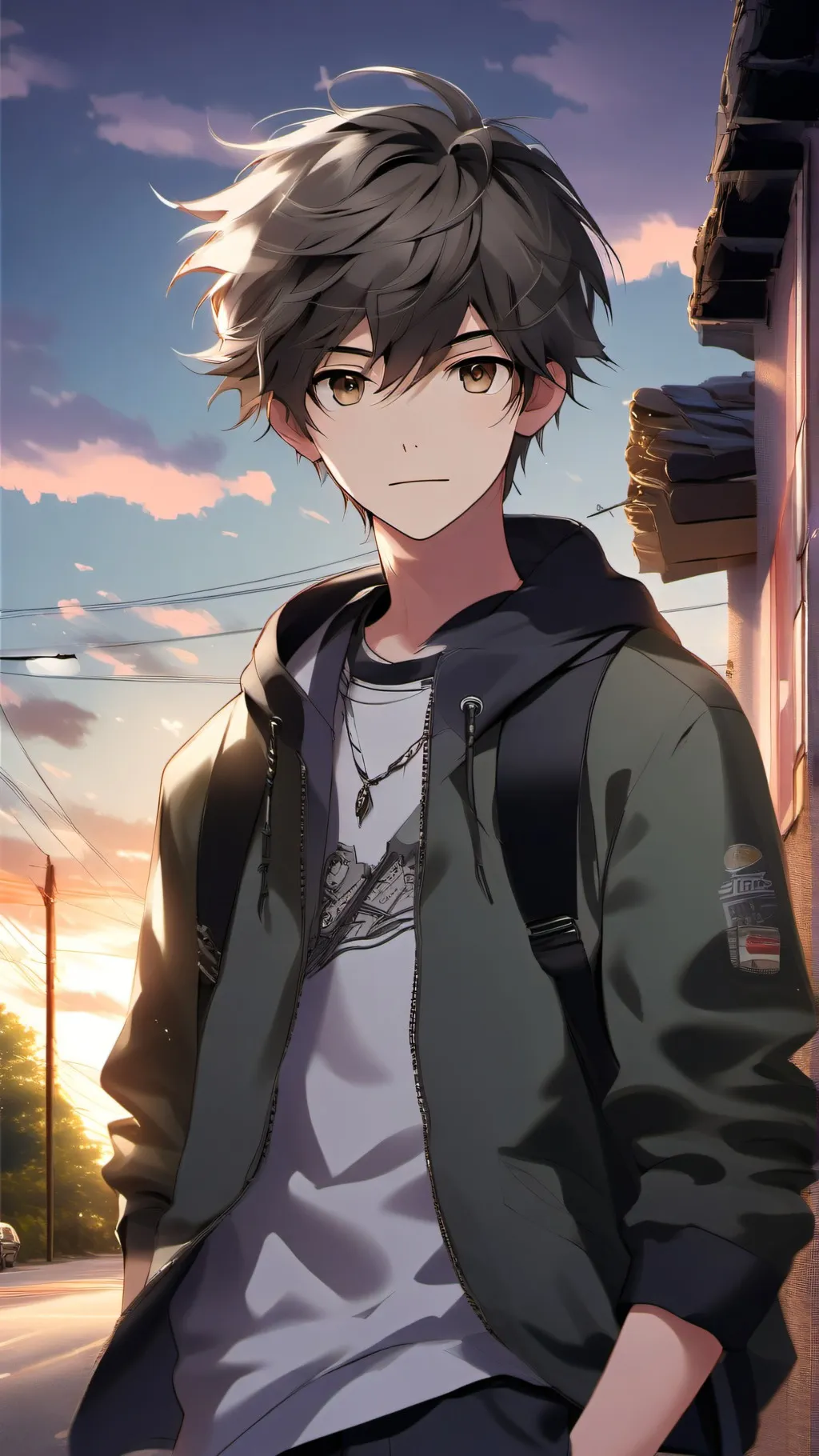 ai character: childhood friend background