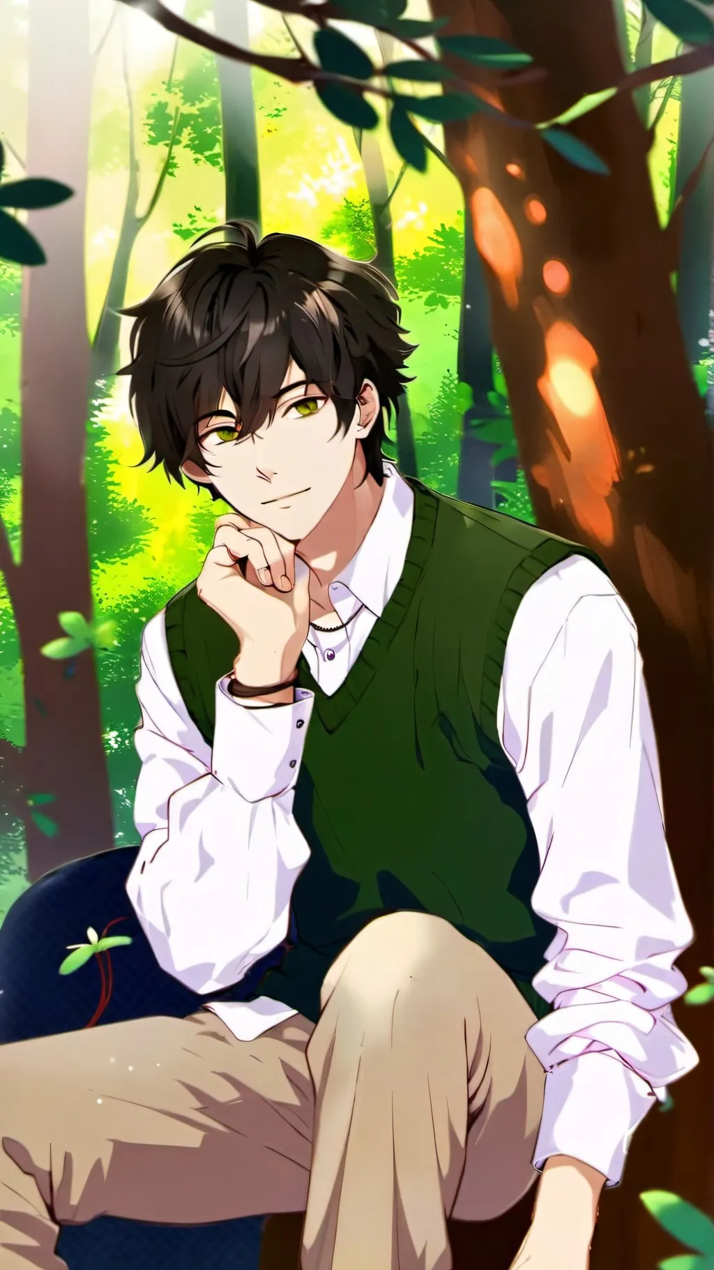 ai character: Ezra background