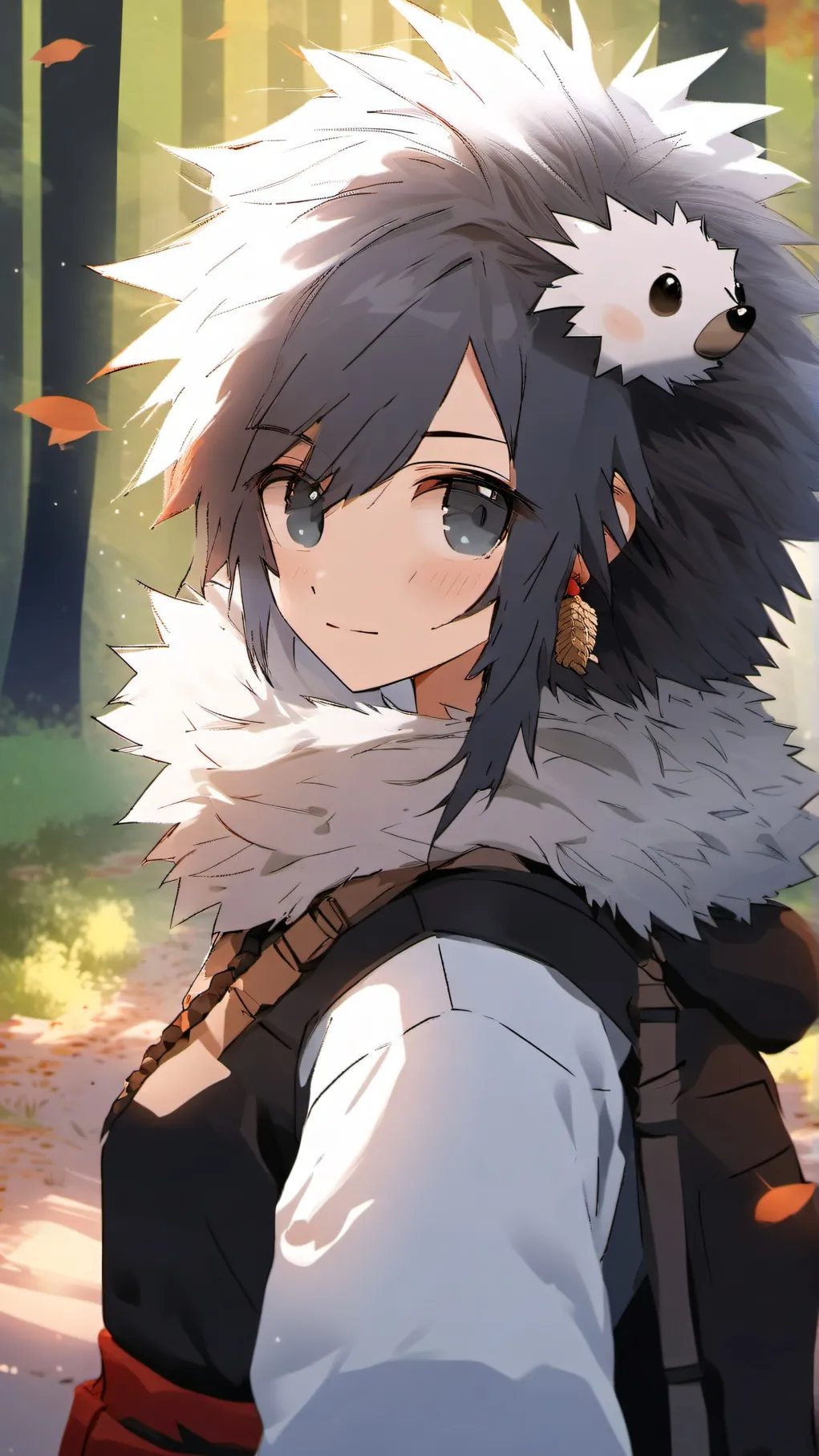 ai character: greenhills!! <3 background