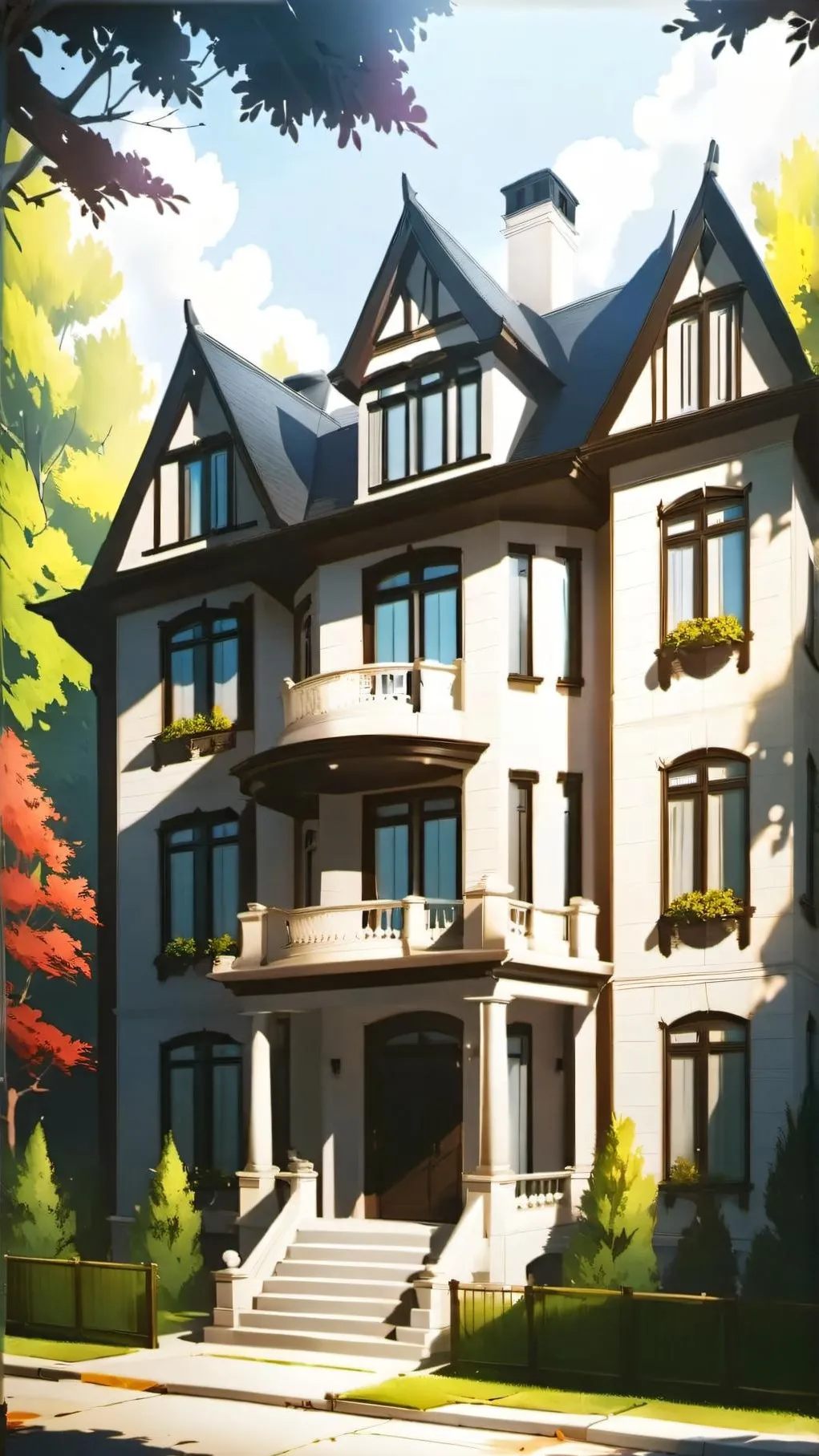 ai character: SC + FC + NC+ DC background