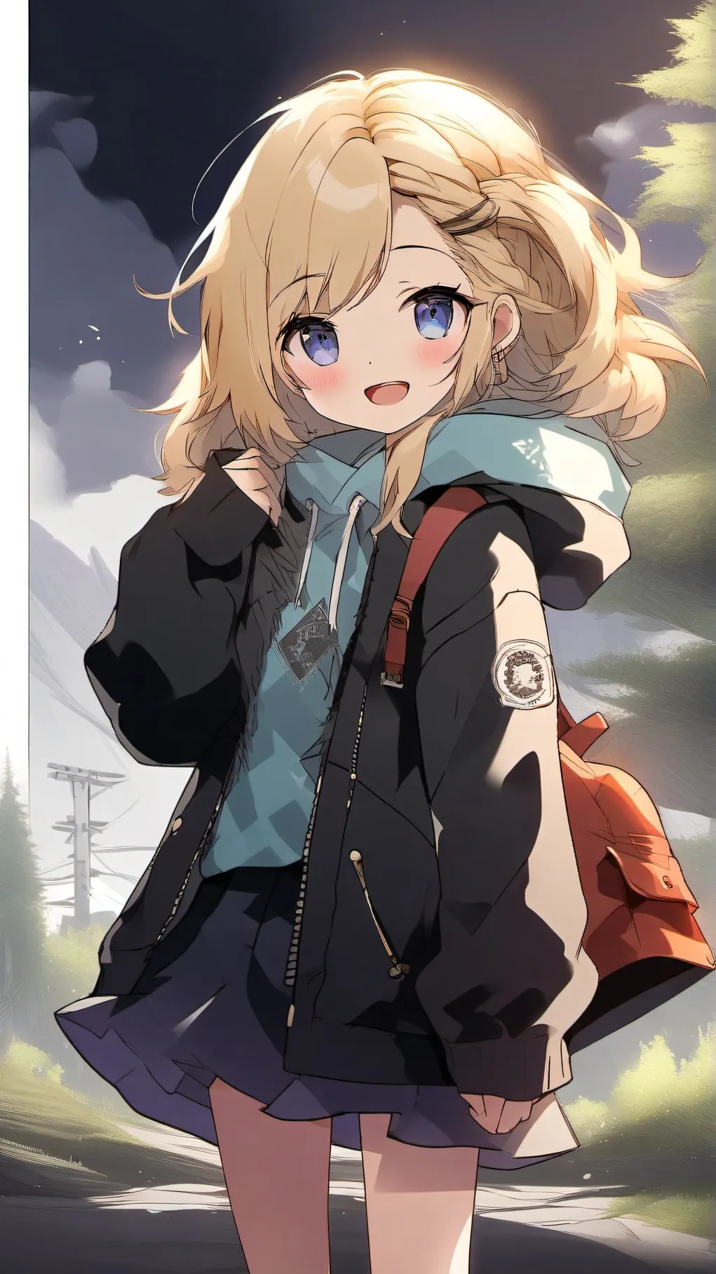 ai character: Rose background