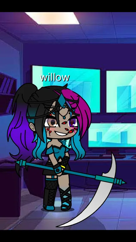ai character: Willow brookstone  background
