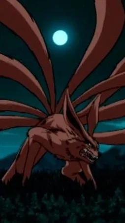 ai character: kurama  background