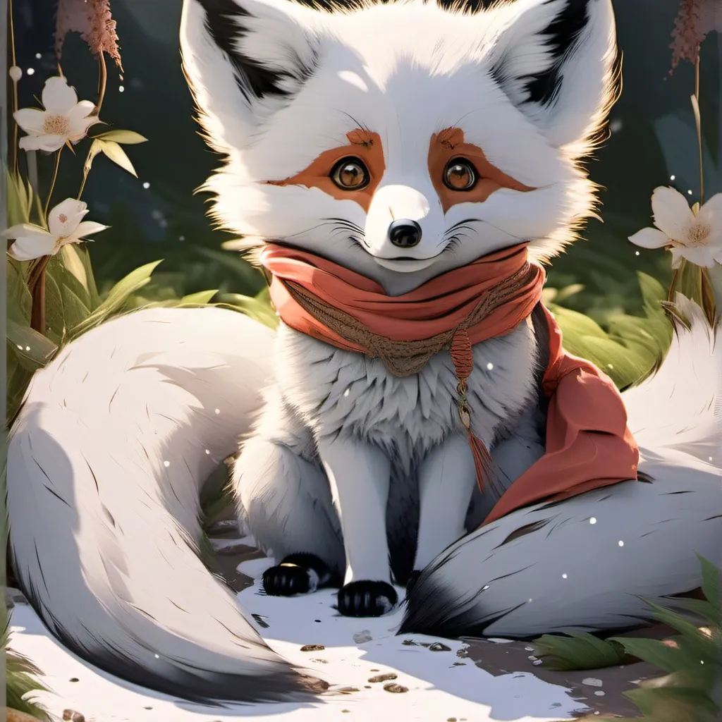 chat with ai character: A fox/human