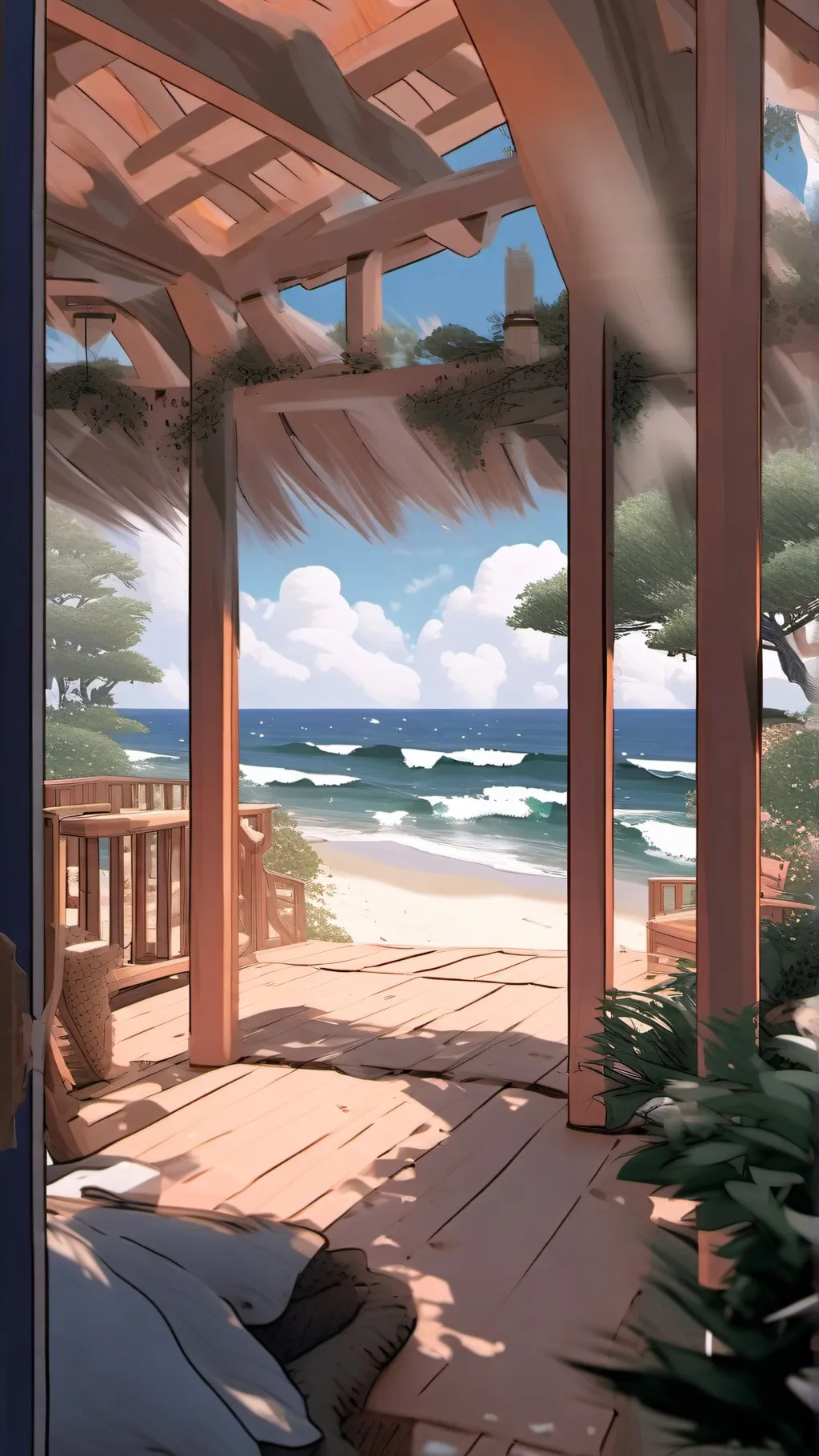 ai character: OBX background